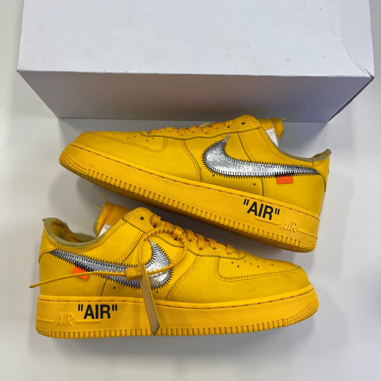 Nike Air Force 1 Low Off-White ICA University Gold (USED)