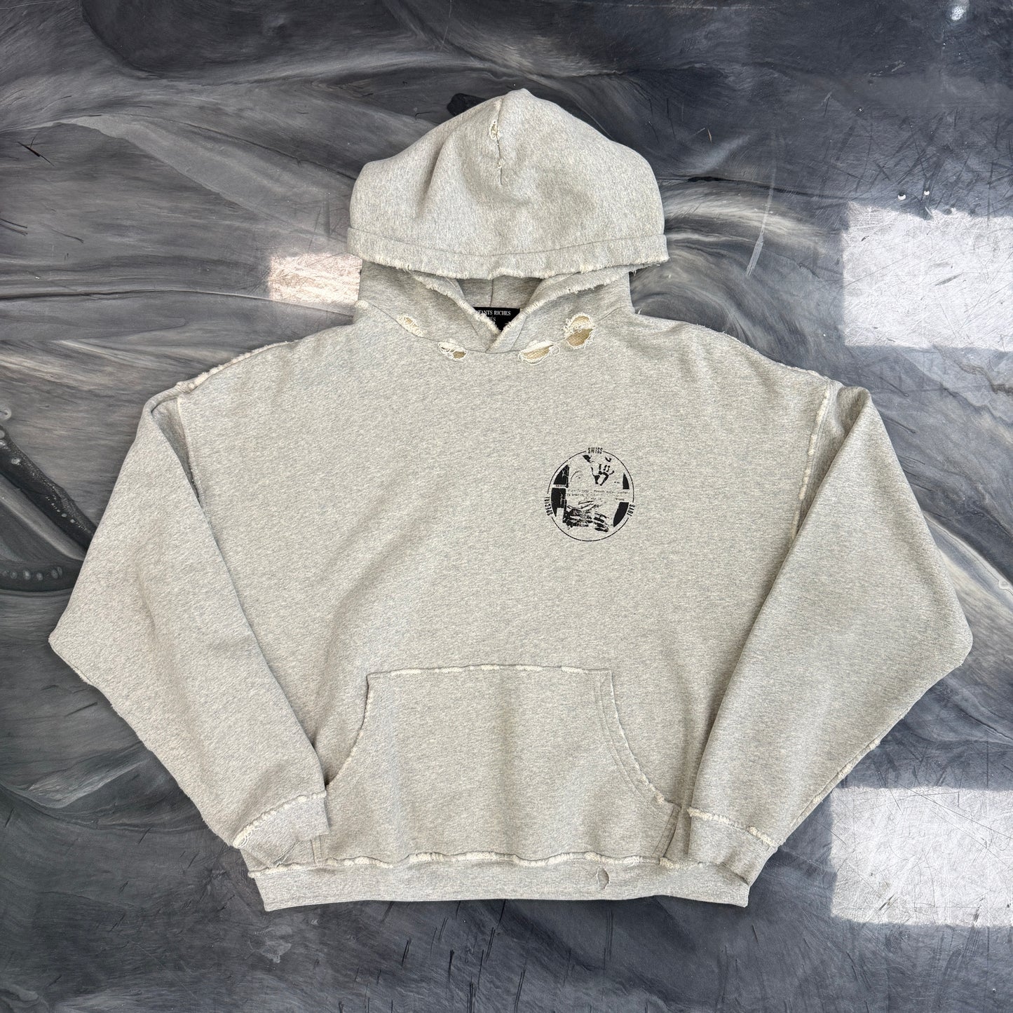 ERD Special Swiss Toys Heather Grey Hoodie