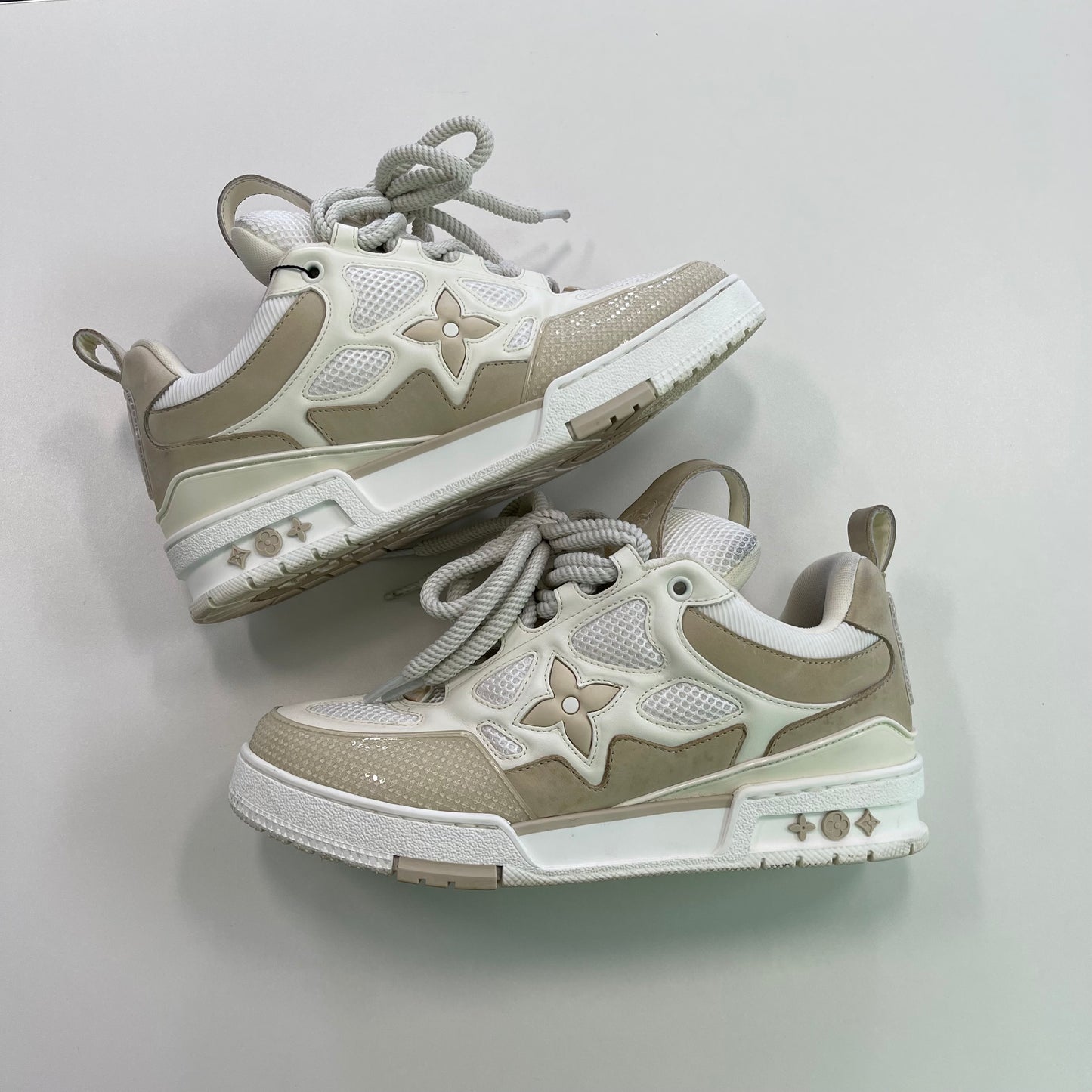 Louis Vuitton Skate Sneaker White/Beige (USED NO BOX)