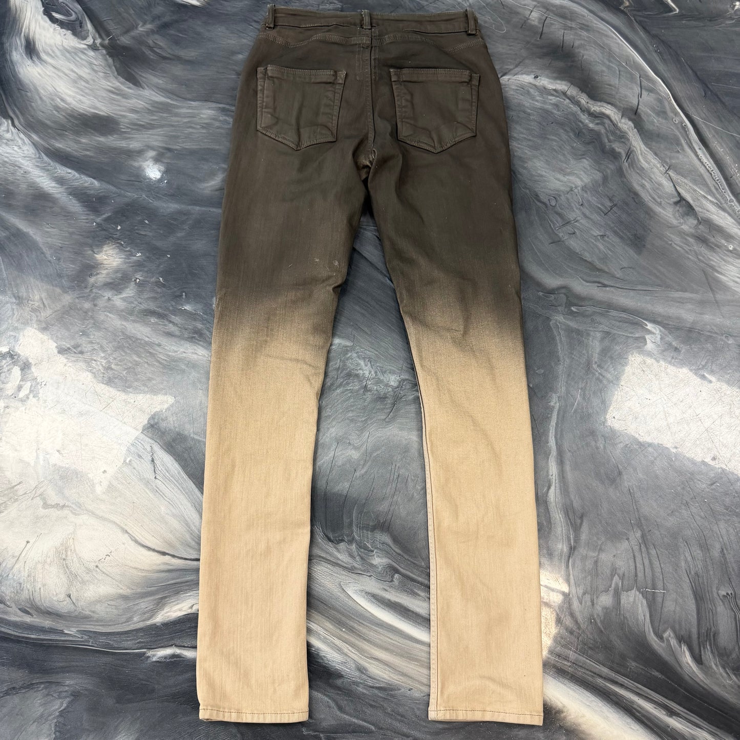 Rick Owens DRKSHDW Black/Pearl Degrade Tyrone Jeans