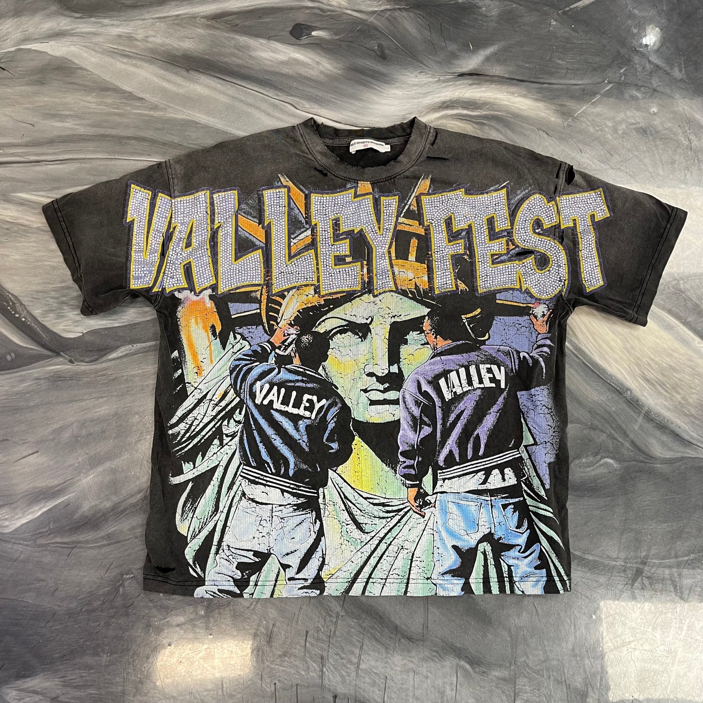 Vale Valley Fest Bling Graffiti Tee