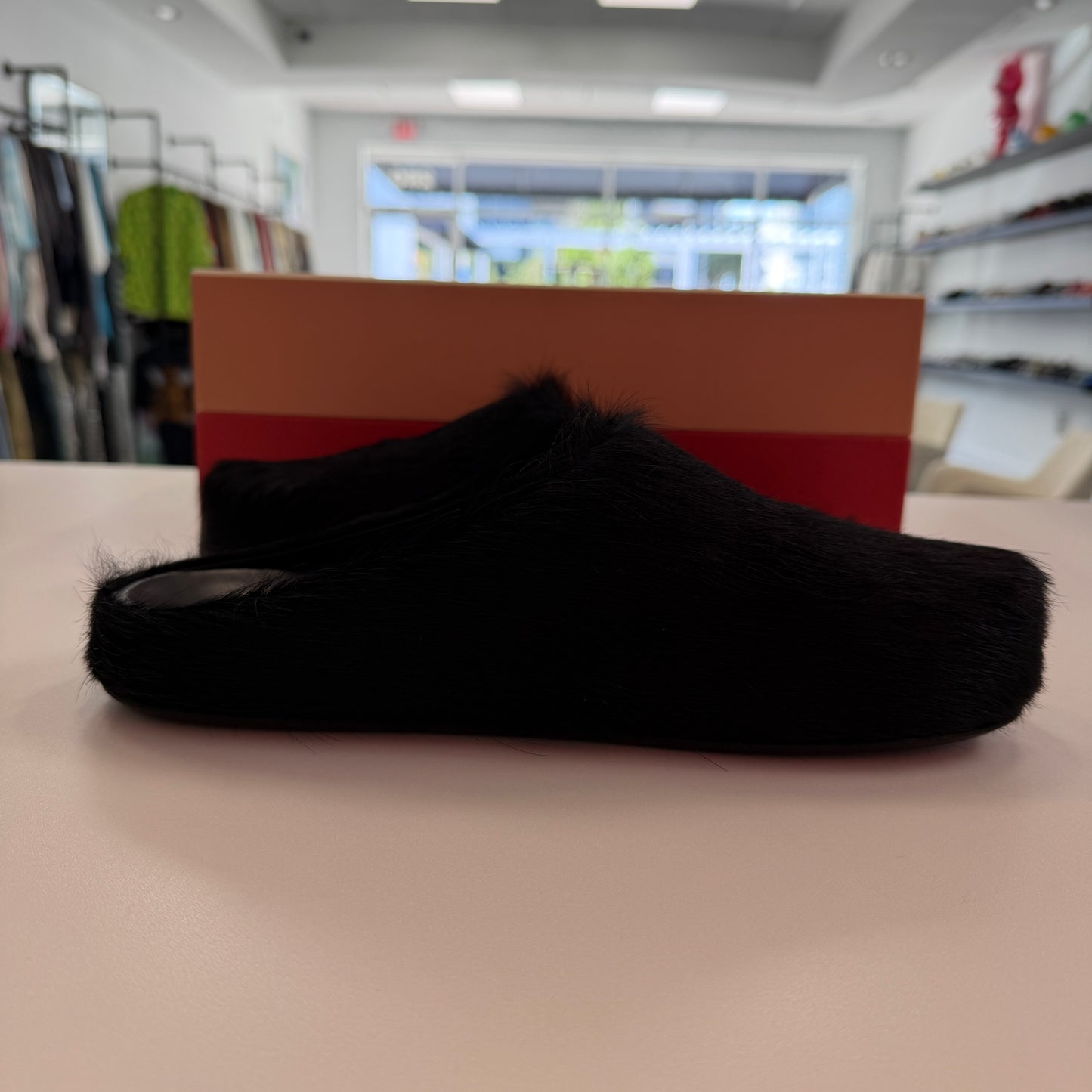 Marni Mule Fussbett Sabot Black (USED)