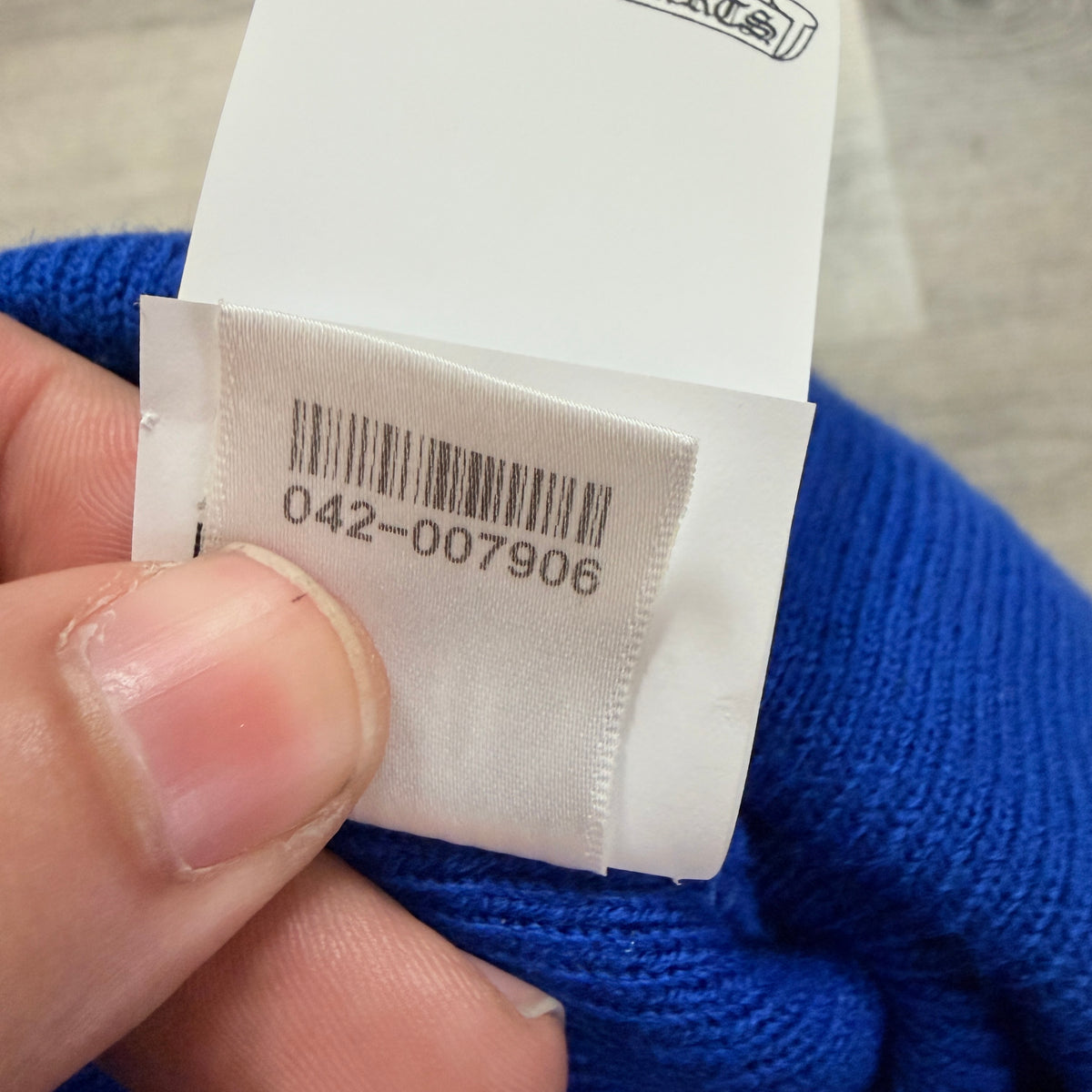 Chrome Hearts Blue Beanie