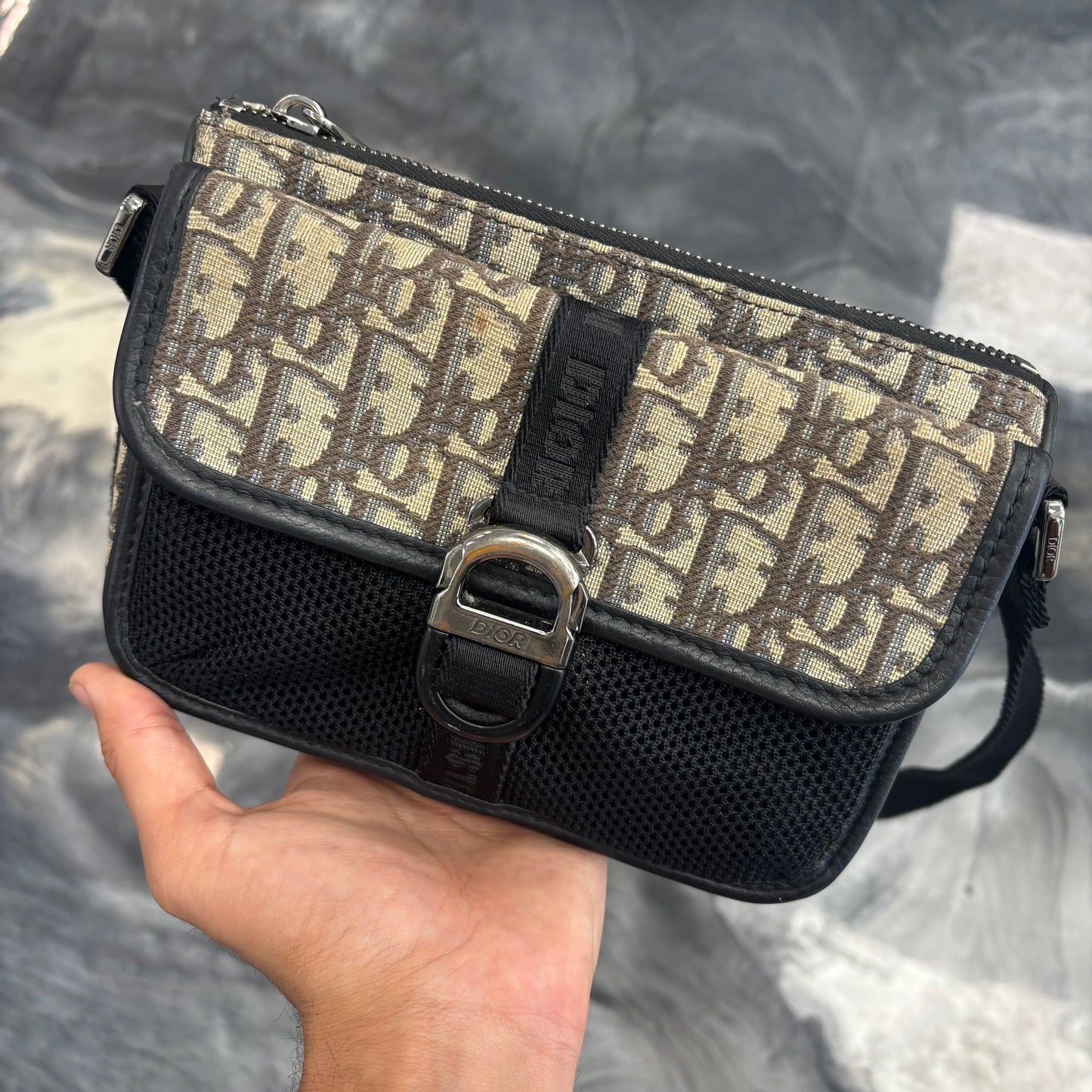 Dior Oblique Mini Messenger Bag