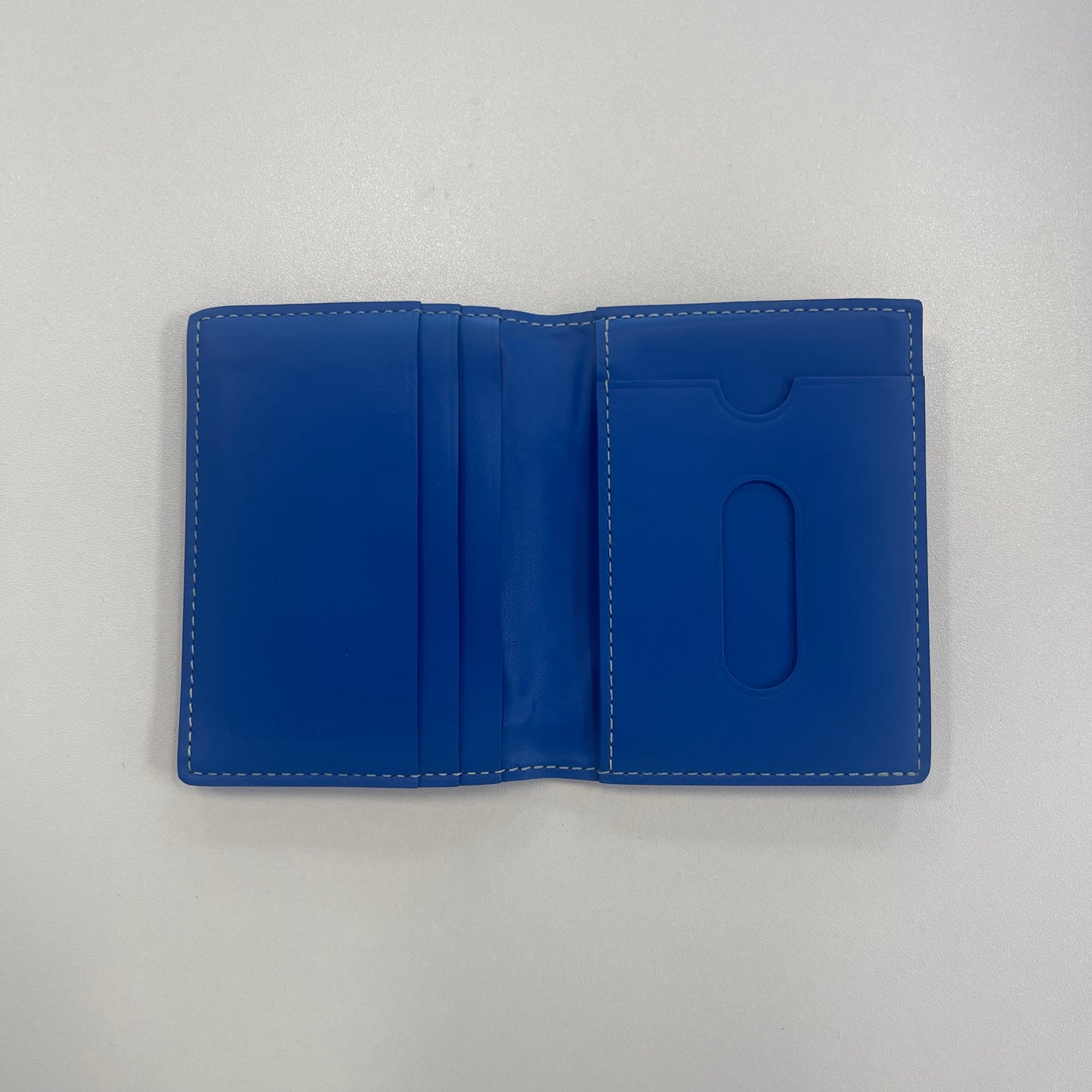 GOYARD Goyardine Saint Marc
Folding Card Case Blue
