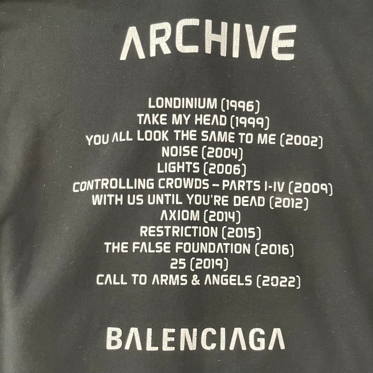 Balenciaga Archive Music Hoodie 2023