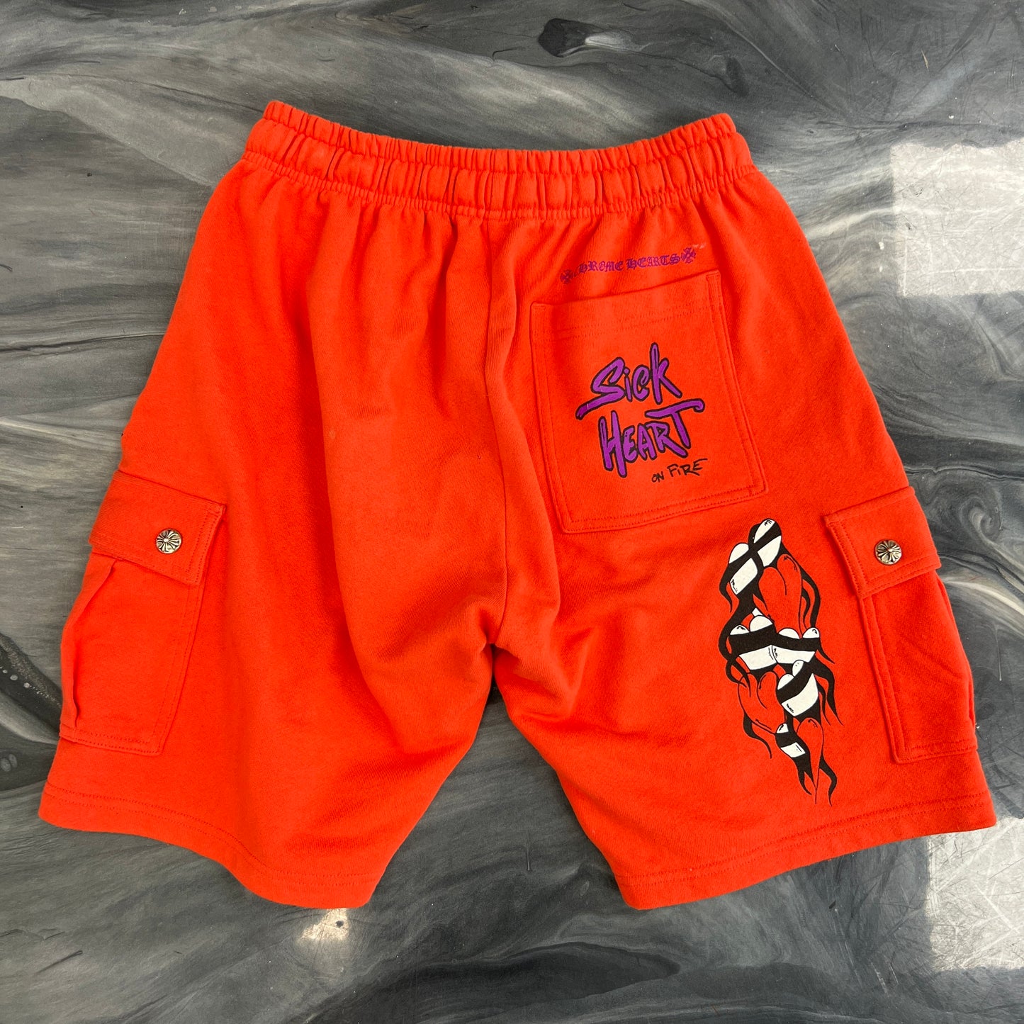 Chrome Hearts Matty Boy Spark Sweat Shorts
