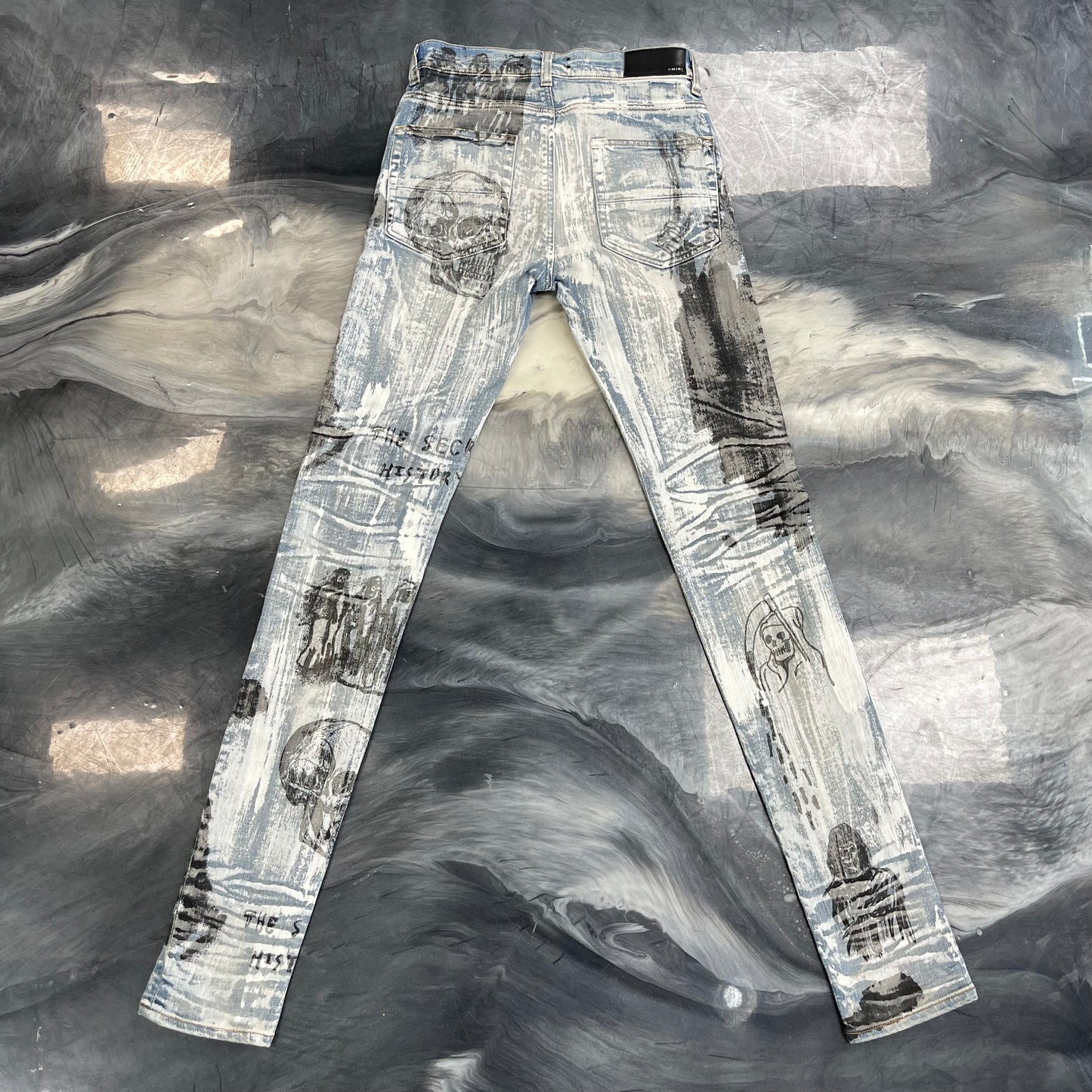 Amiri x Wes Lang Sketch Jean
Painted Indigo