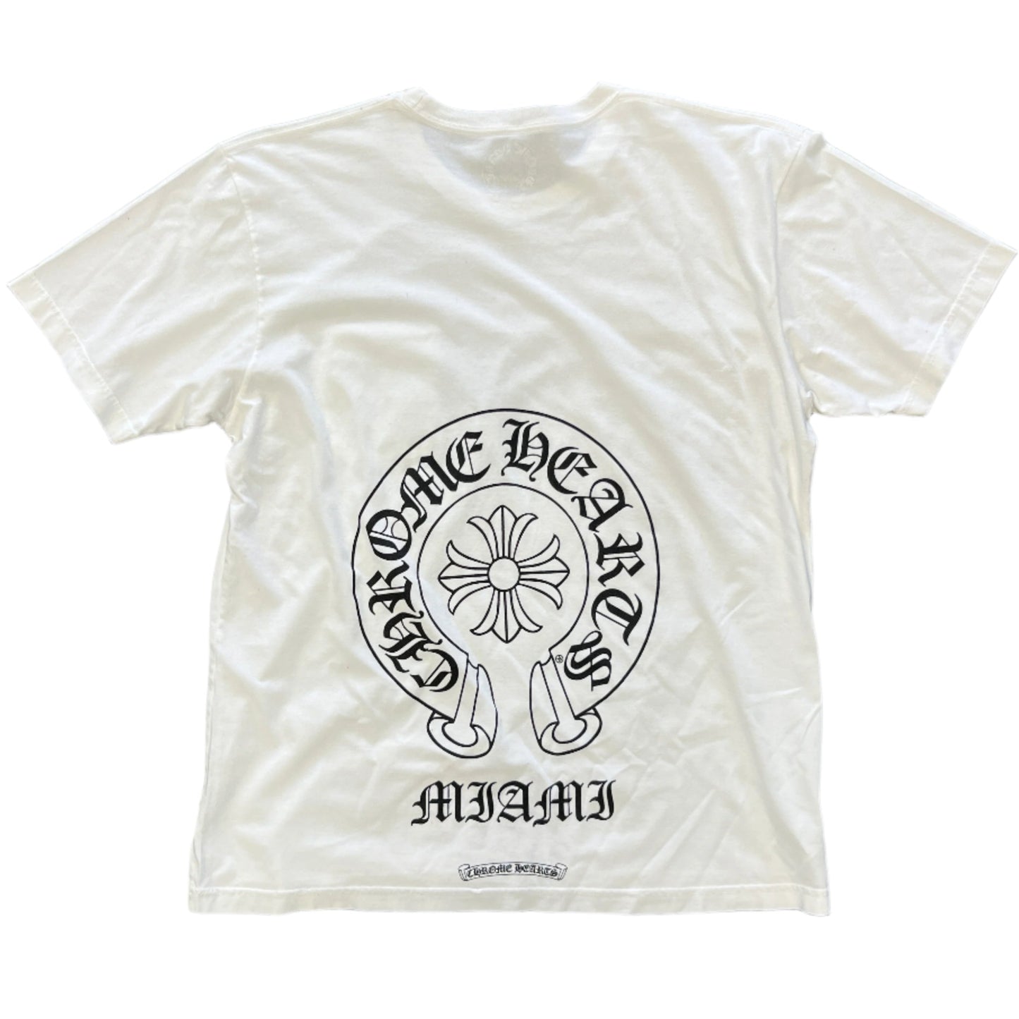 Chrome Hearts Miami Horseshoe Logo T-Shirt