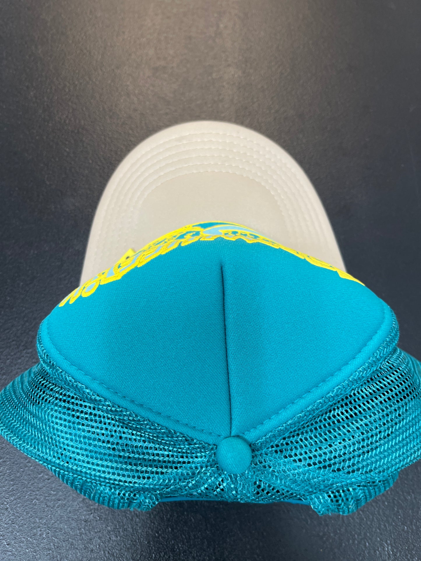 Kapital Free Wheelin Trucker Cap Turquoise/Beige