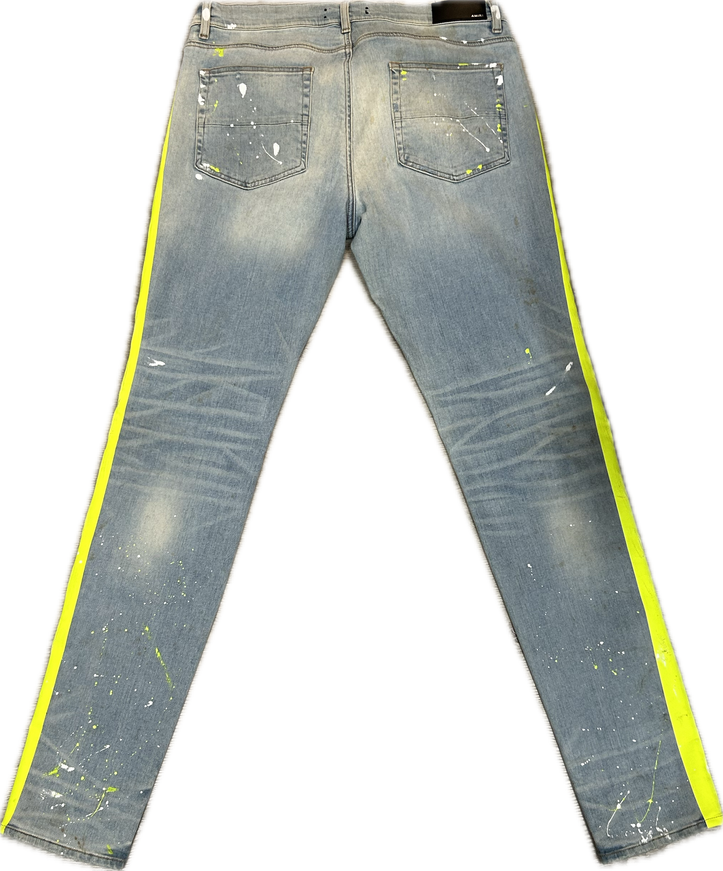 Amiri Blue/Neon Stripe Jeans
