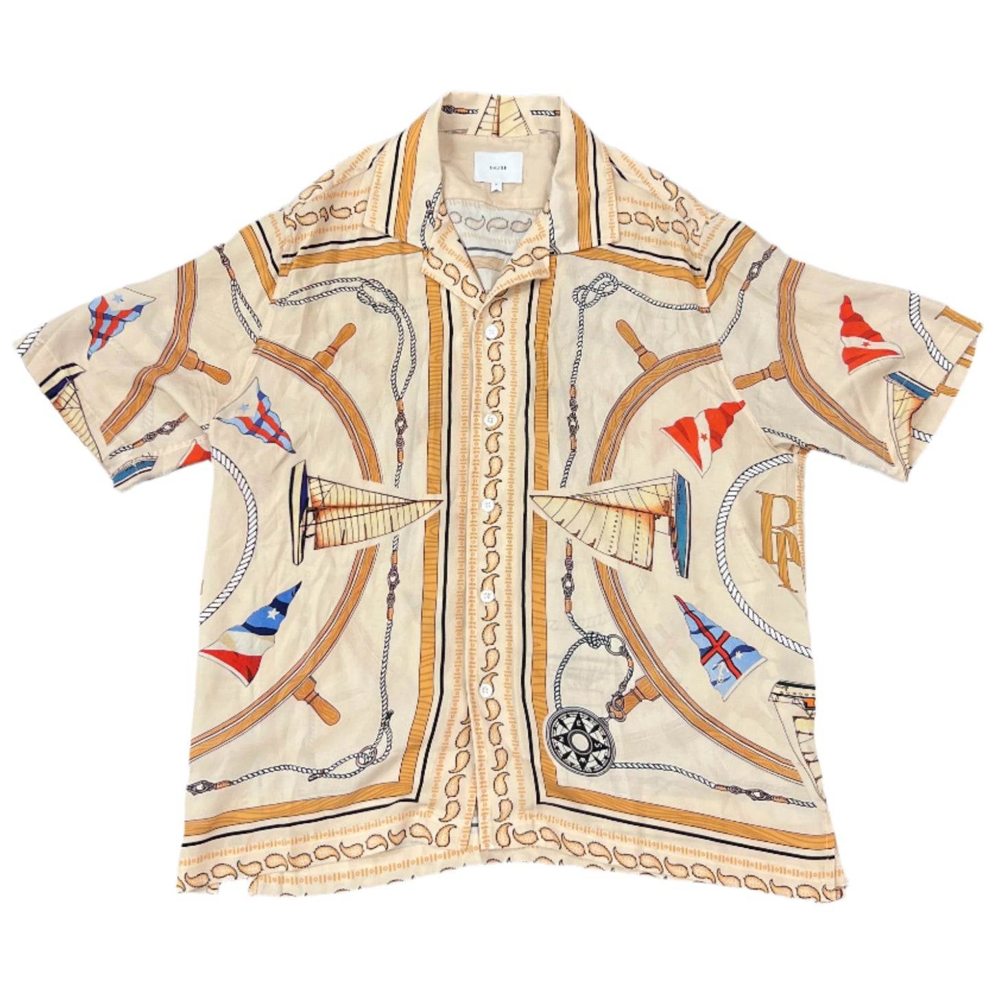 Rhude Natica Silk Button Up Shirt