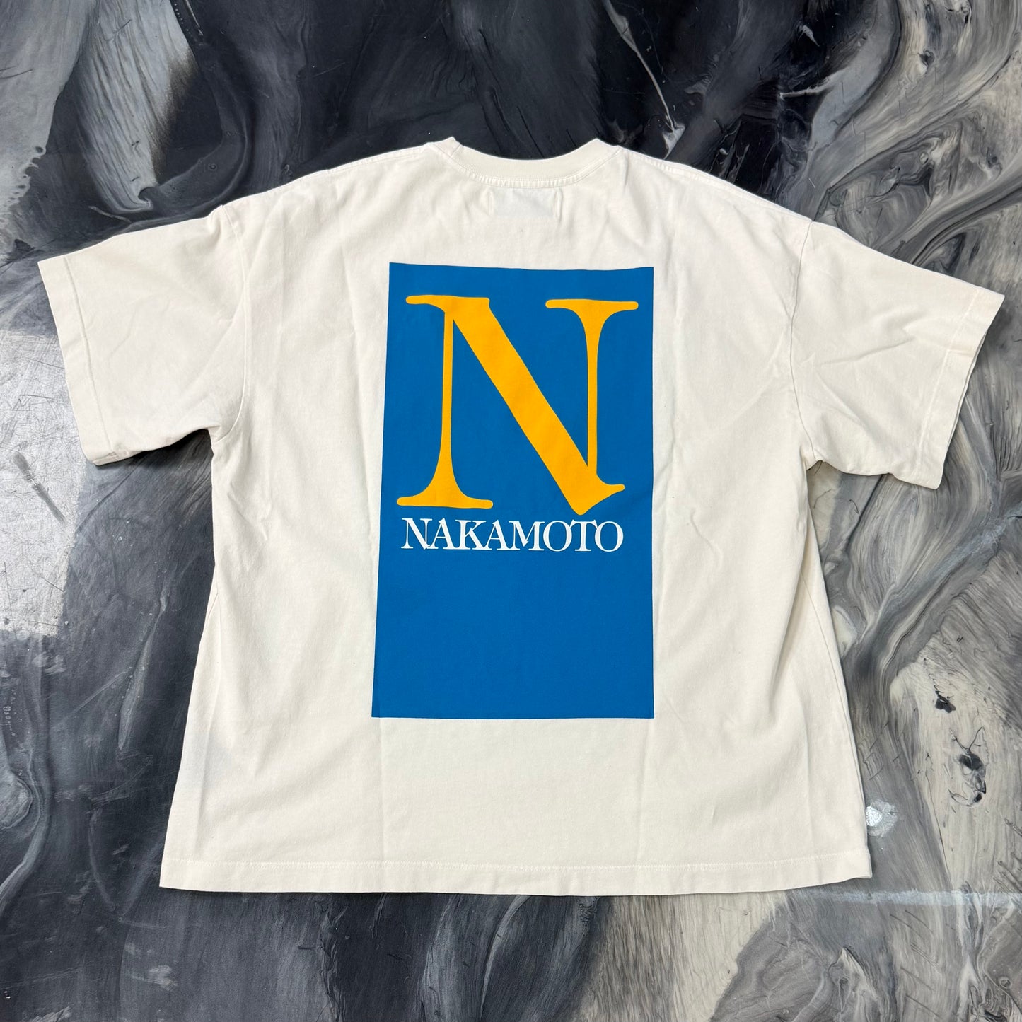Satoshi Nakamoto Block logo T-shirt