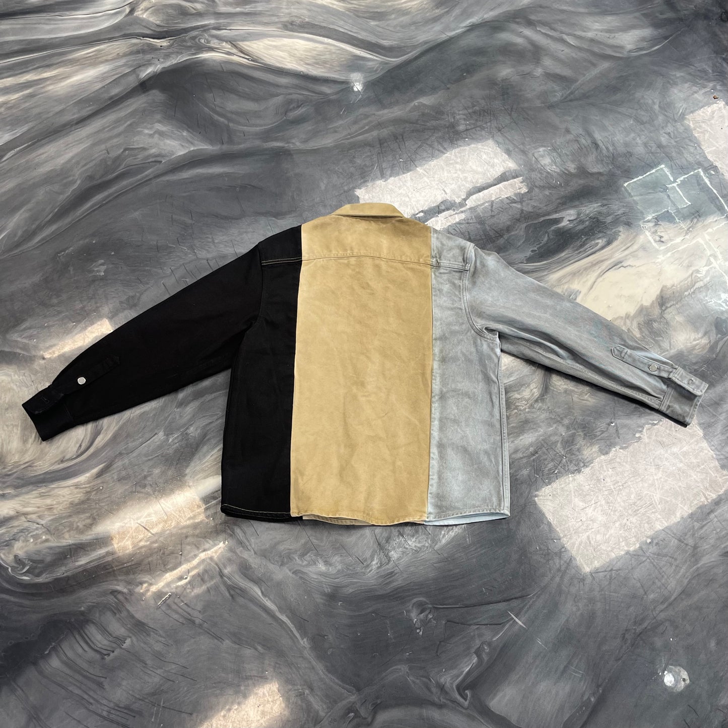 424 Colorblock Denim Button
Down Shirt Multicolor (Black Friday