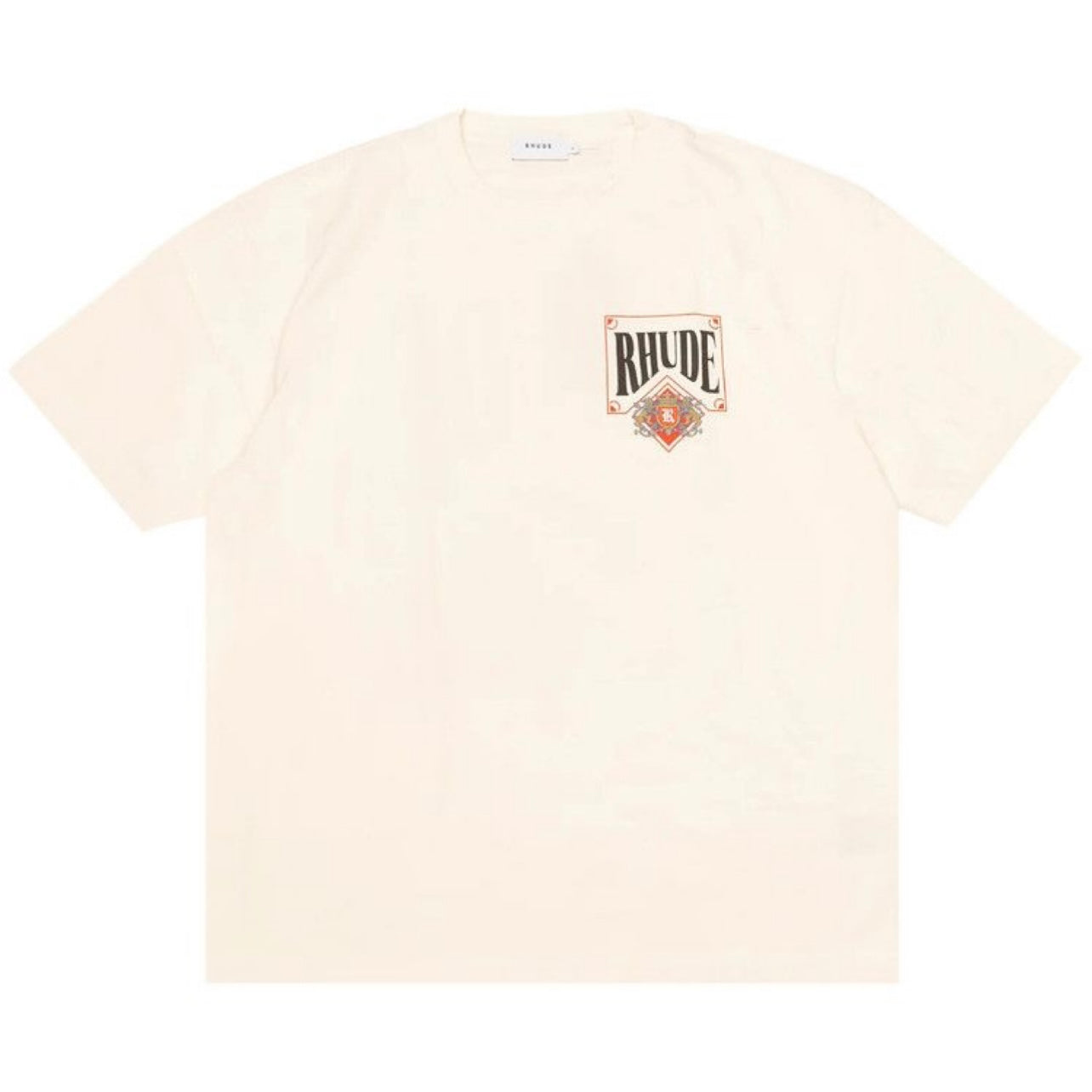 Rhude Card Tee Vintage White