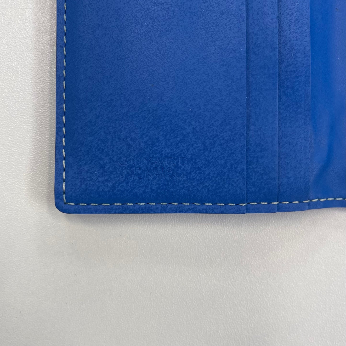GOYARD Goyardine Saint Marc
Folding Card Case Blue