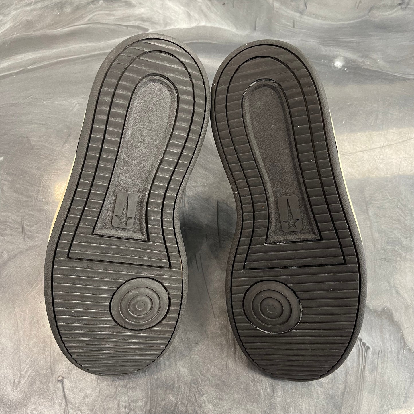 Rick Owens X Drkshdw TURBOWPN Mid 'Black Cloud Cream' (USED)