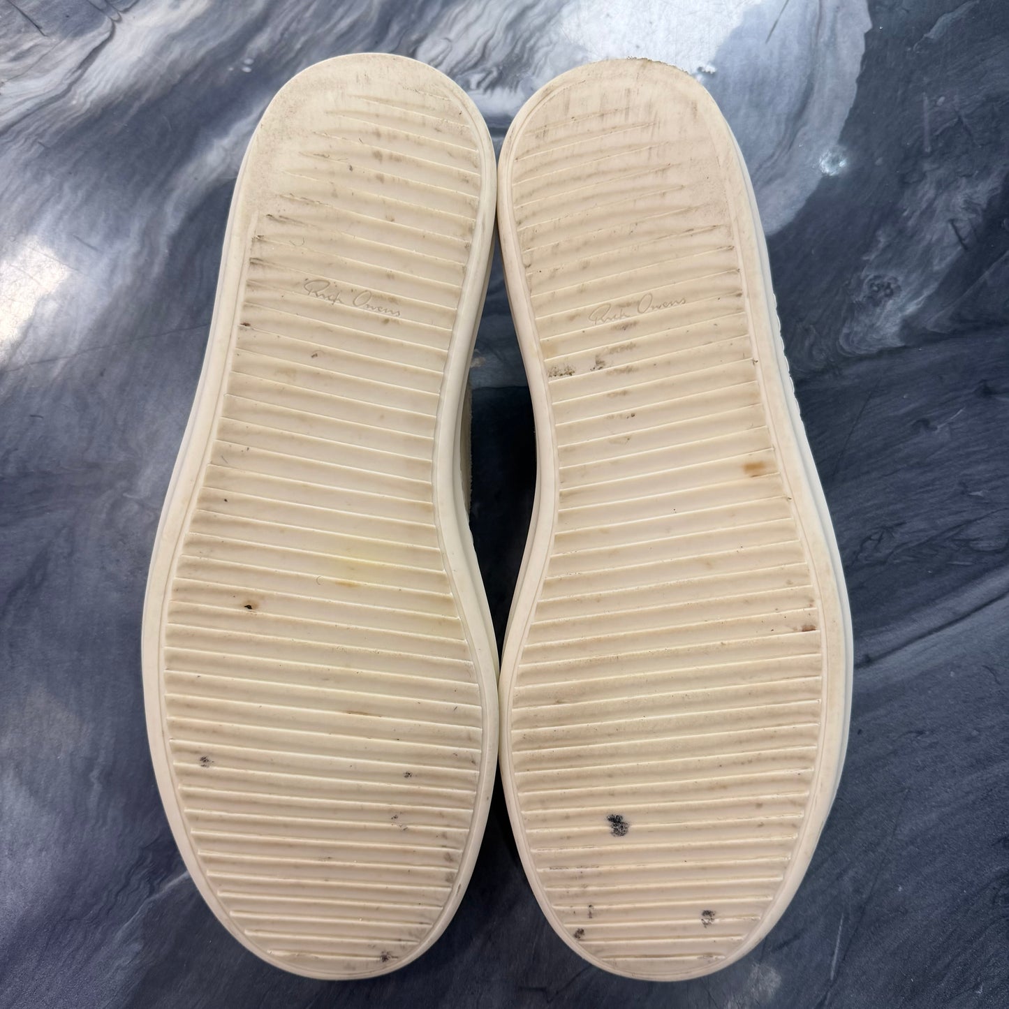 Rick Owens Mainline Vintage Low White (USED NO BOX)