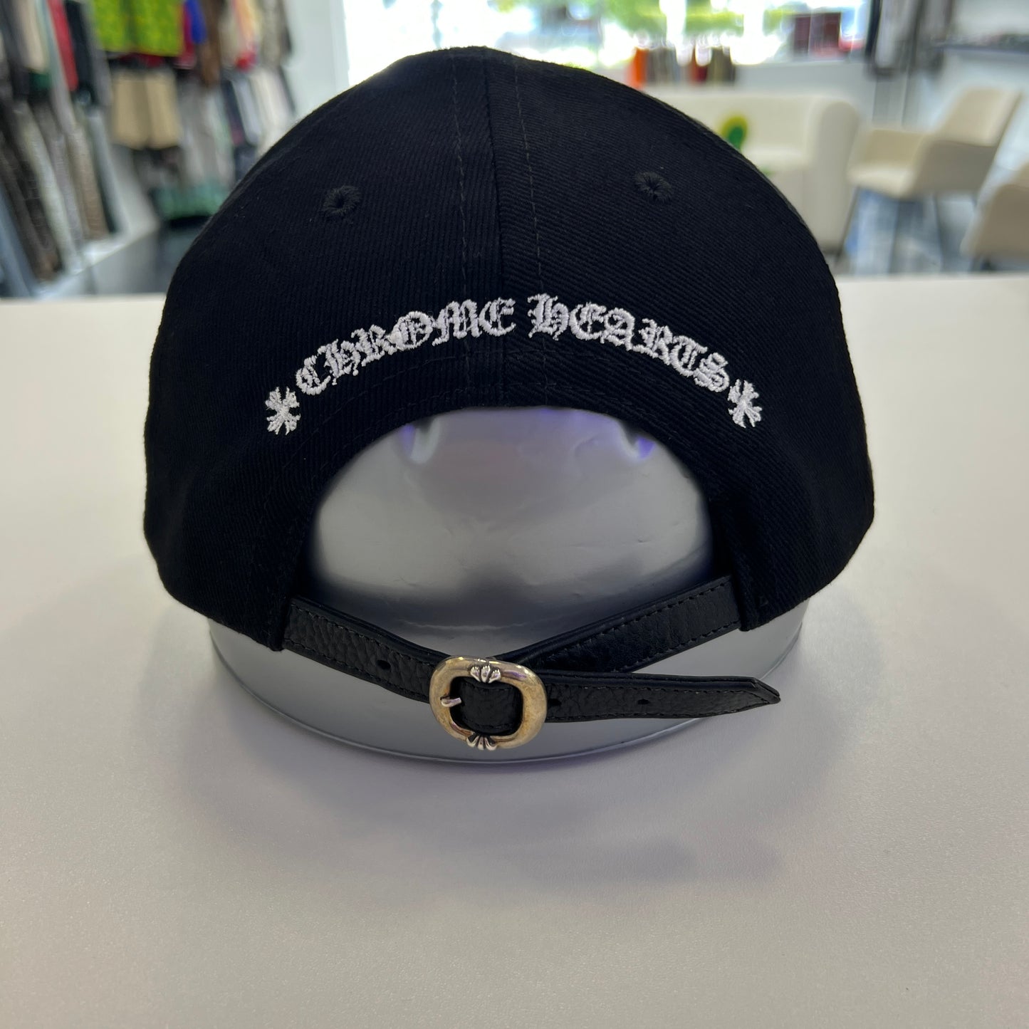 Chrome Hearts Mini Chomper Patch Gunslinger Buckle Dad Hat