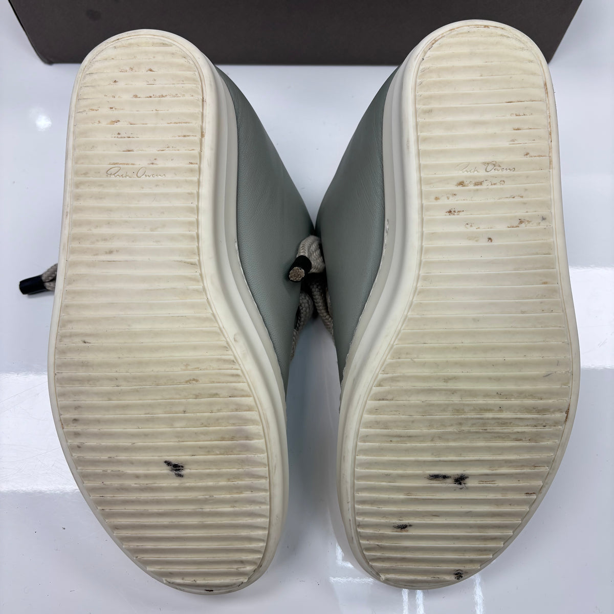 Rick Owens Hollywood Jumbo
Laced Low 'Celadon Milk' (USED)