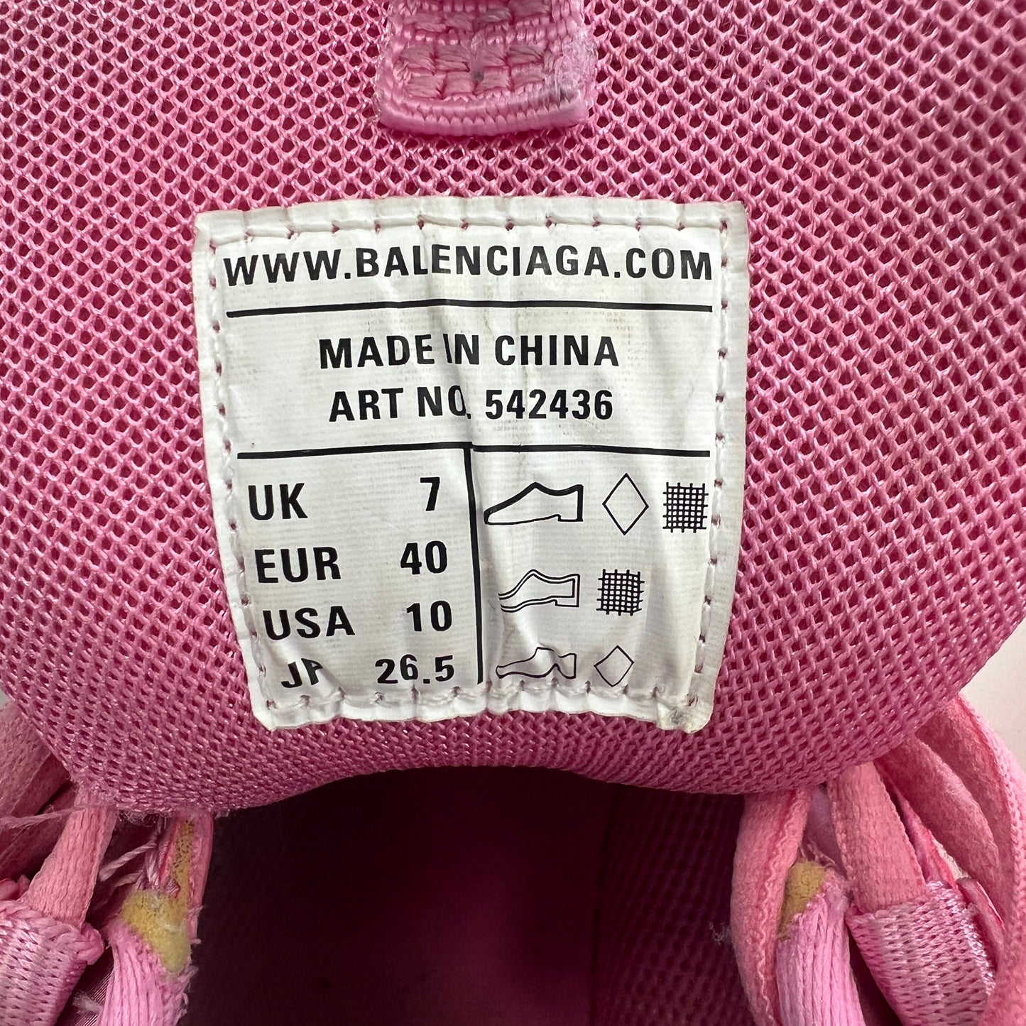 Balenciaga Track Trainer Pink (Used)(No Box)
