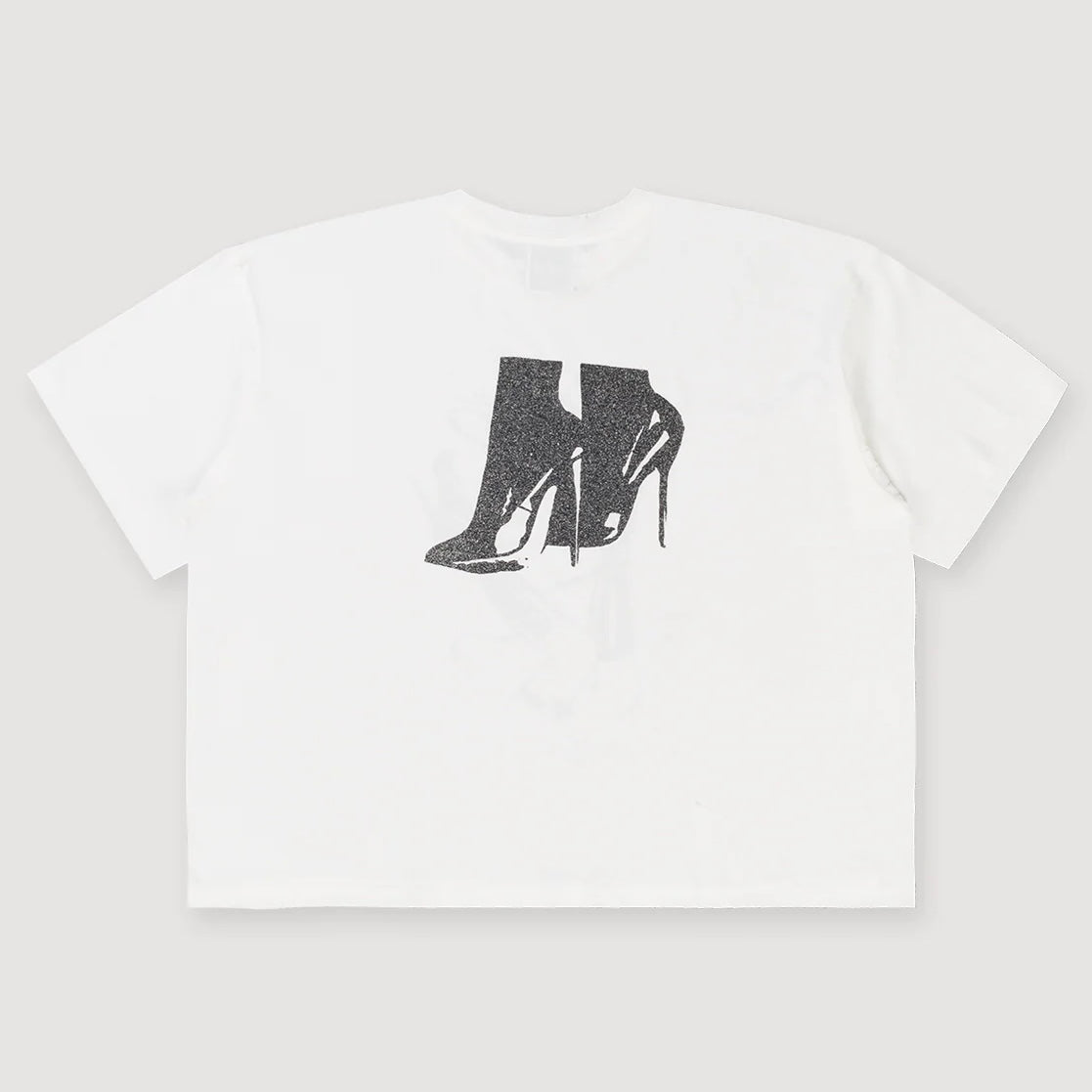 Eifles Heels Tee White