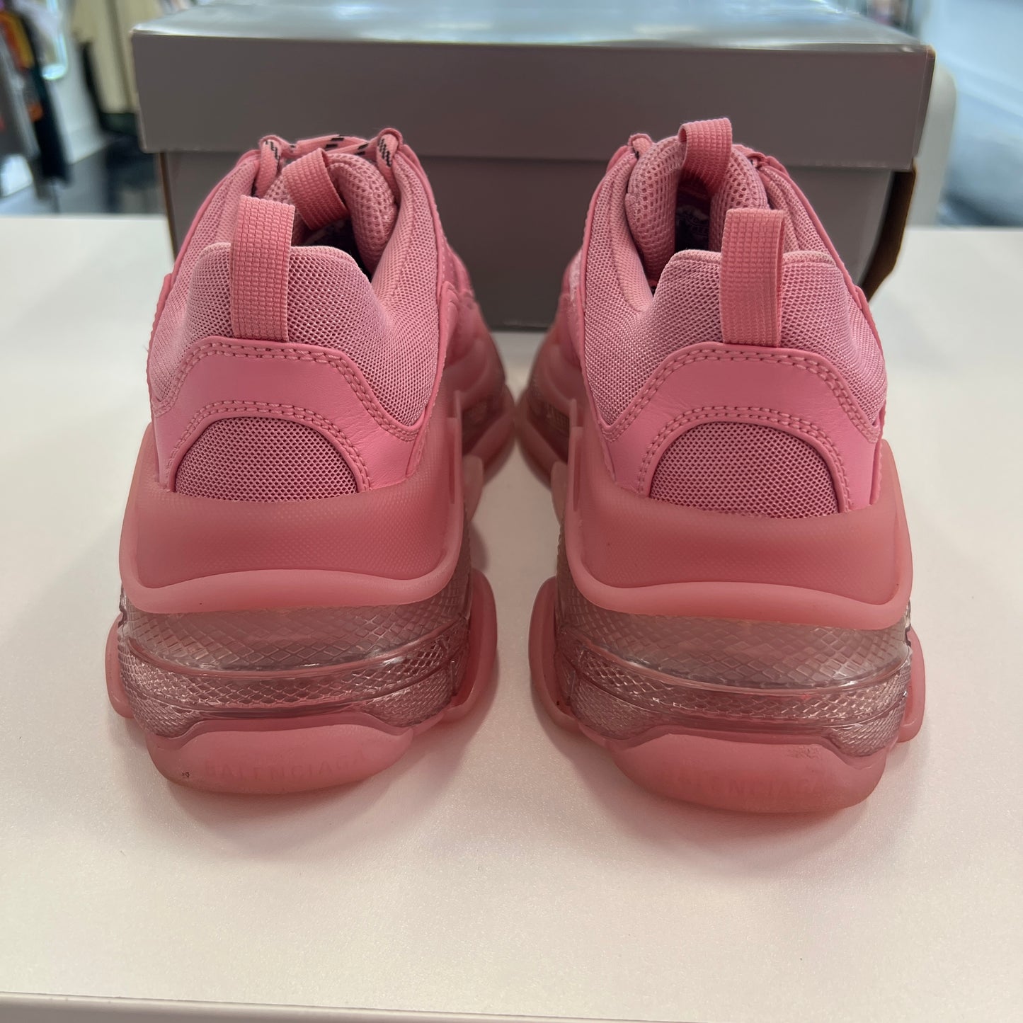 Balenciaga Triple S Pink Clear Sole (USED)