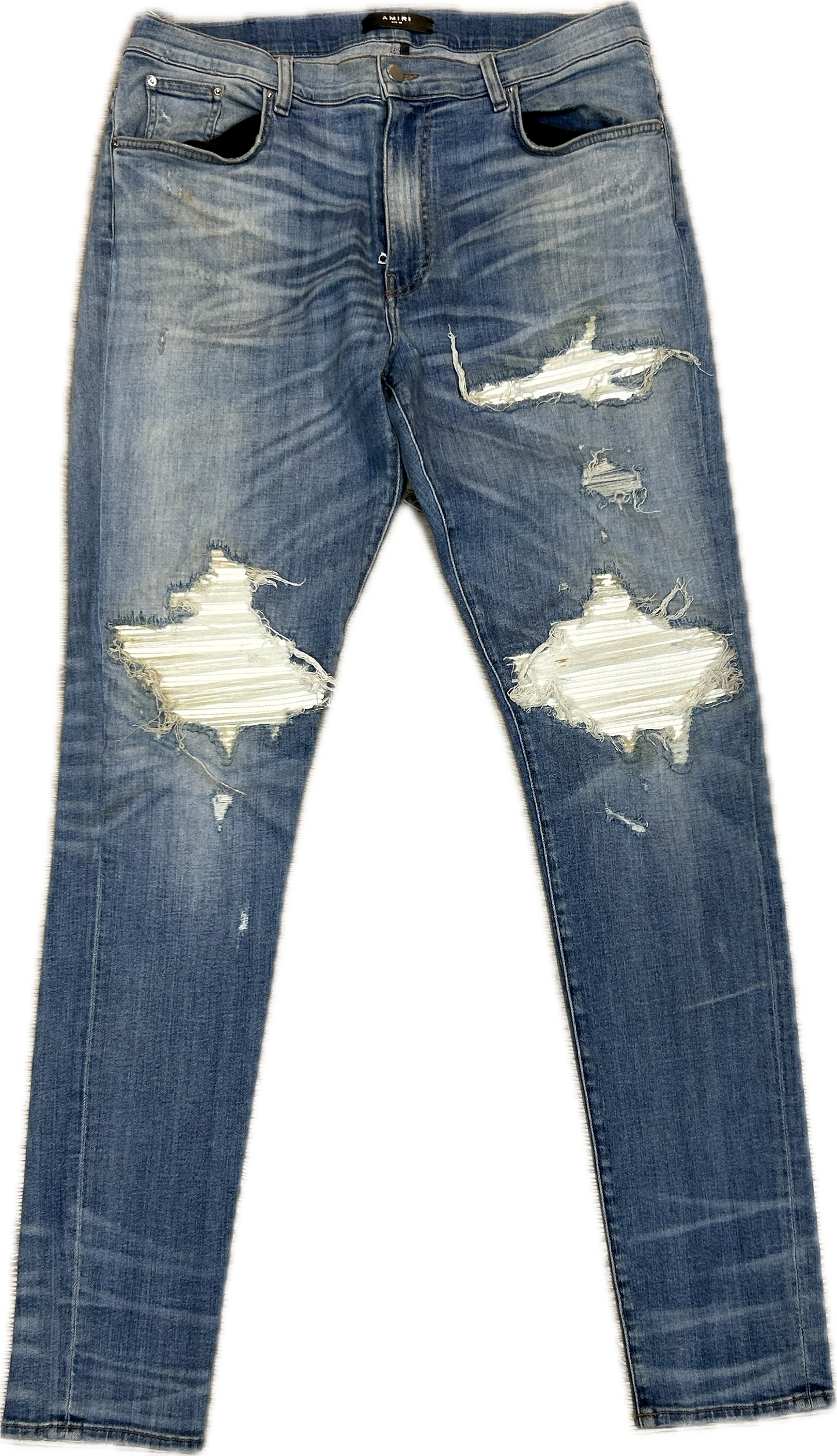 Amiri MX1 Blue/White Jeans
