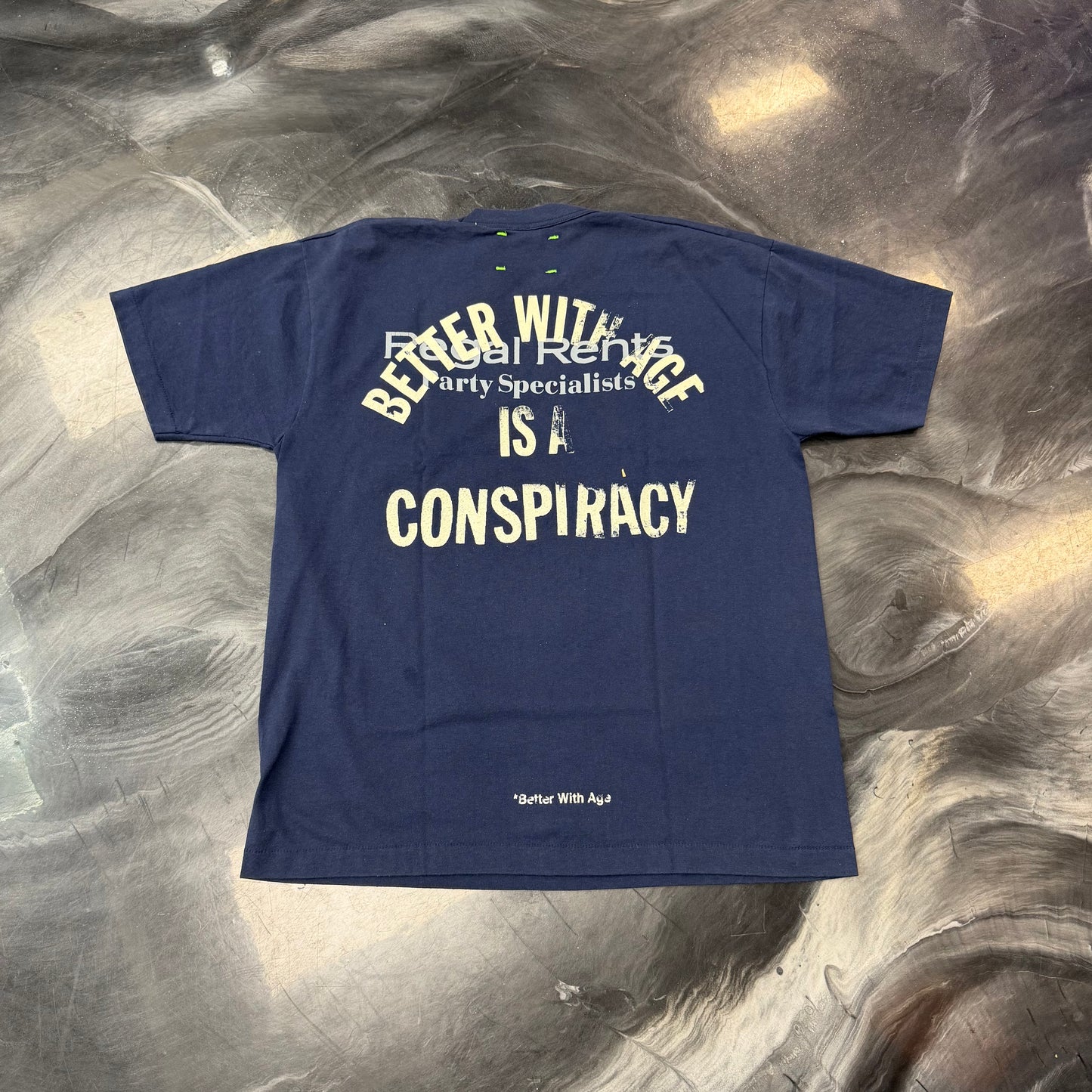 Better With Age Conspiracy Tee Navy