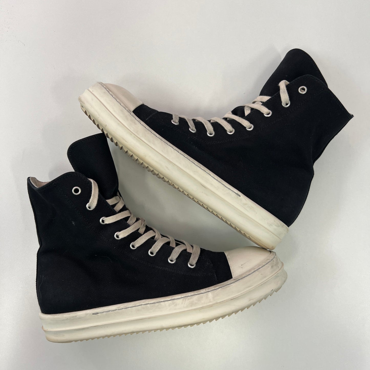 Rick Owens DRKSHDW Black Ramone High (Used)(No Box)