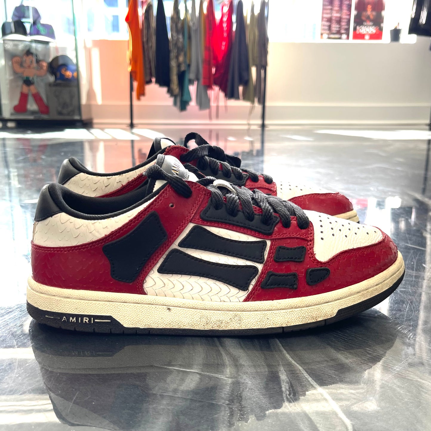 Amiri Skel Low Red Black (Used)