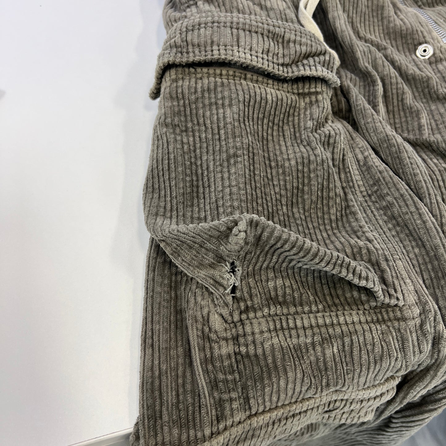 Rick Owens DRKSHDW Corduroy Jumbo Bela Cargo Pants