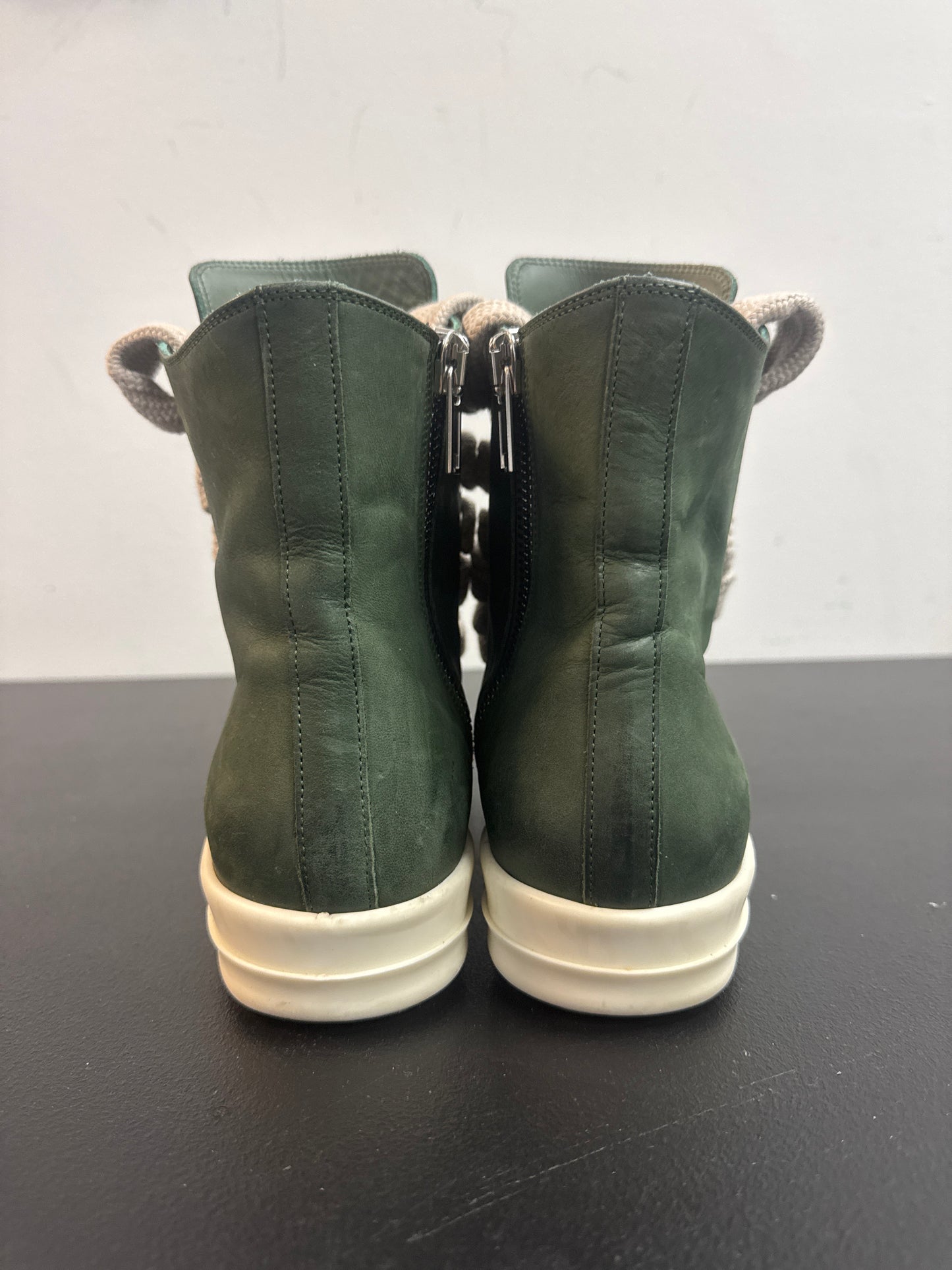 Rick Owen Jumbo Lace Ramone High Green (USED)