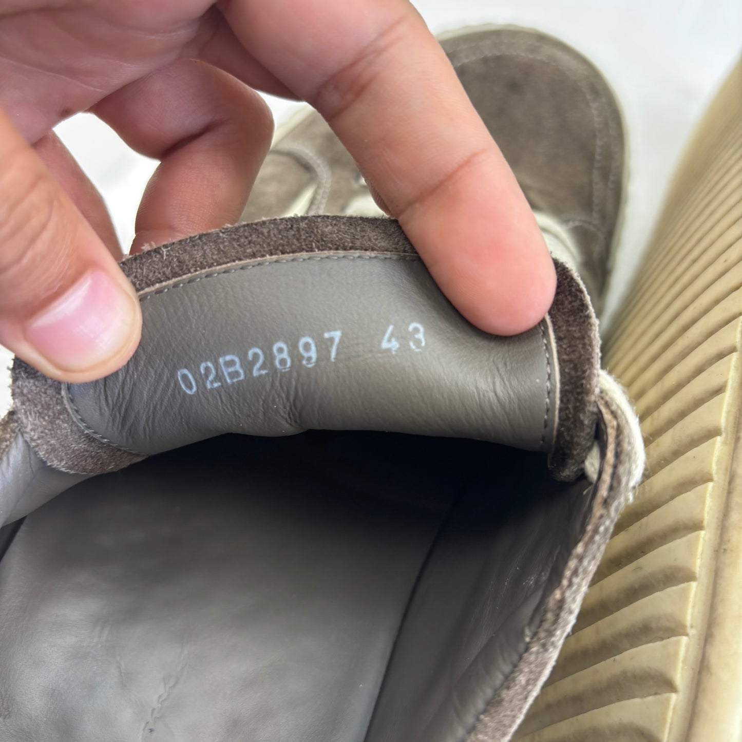 Rick Owens Vintage Strobe Vans Dust (USED NO BOX)