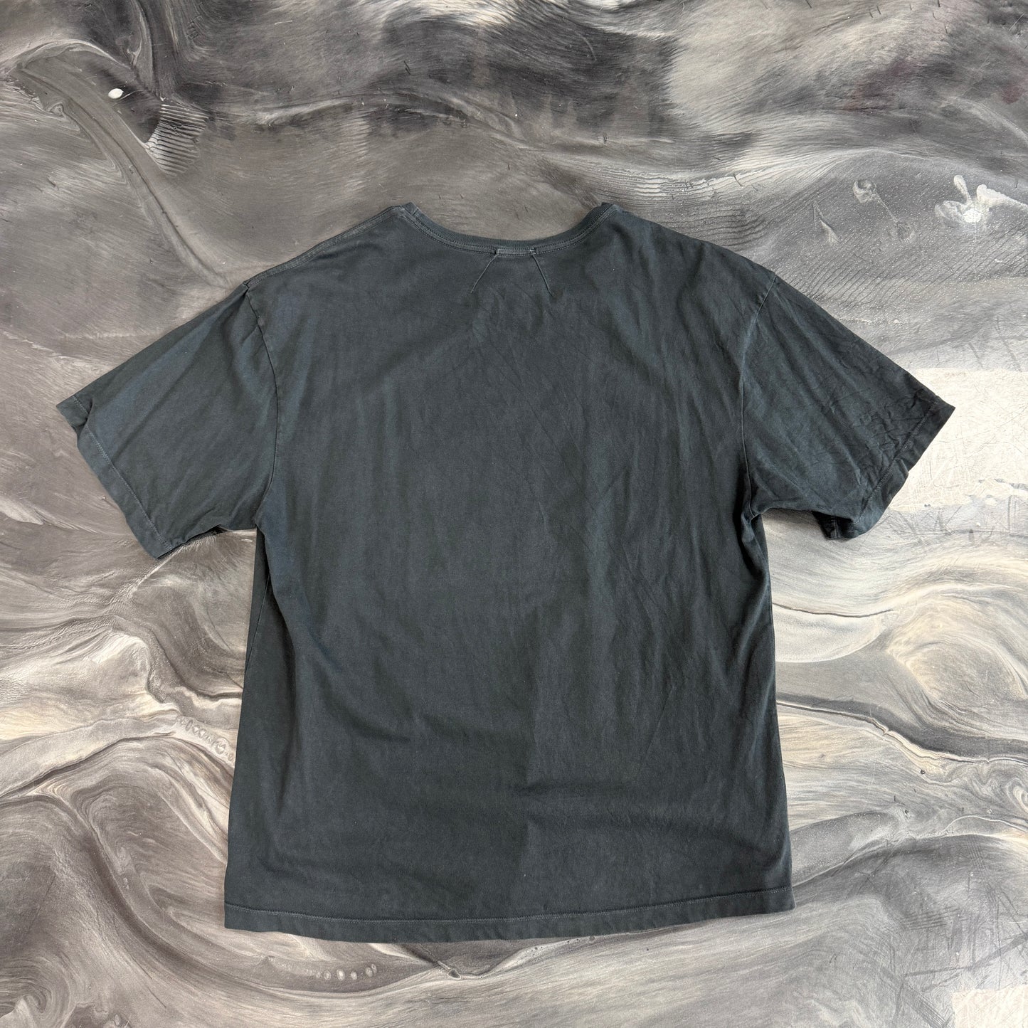 Rhude Notting Hill Eagle Vintage Washed Black Tee