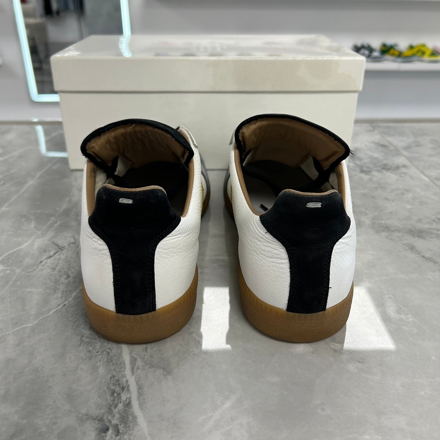 Maison Margiela Croc Leather & Suede Sneaker (Used)