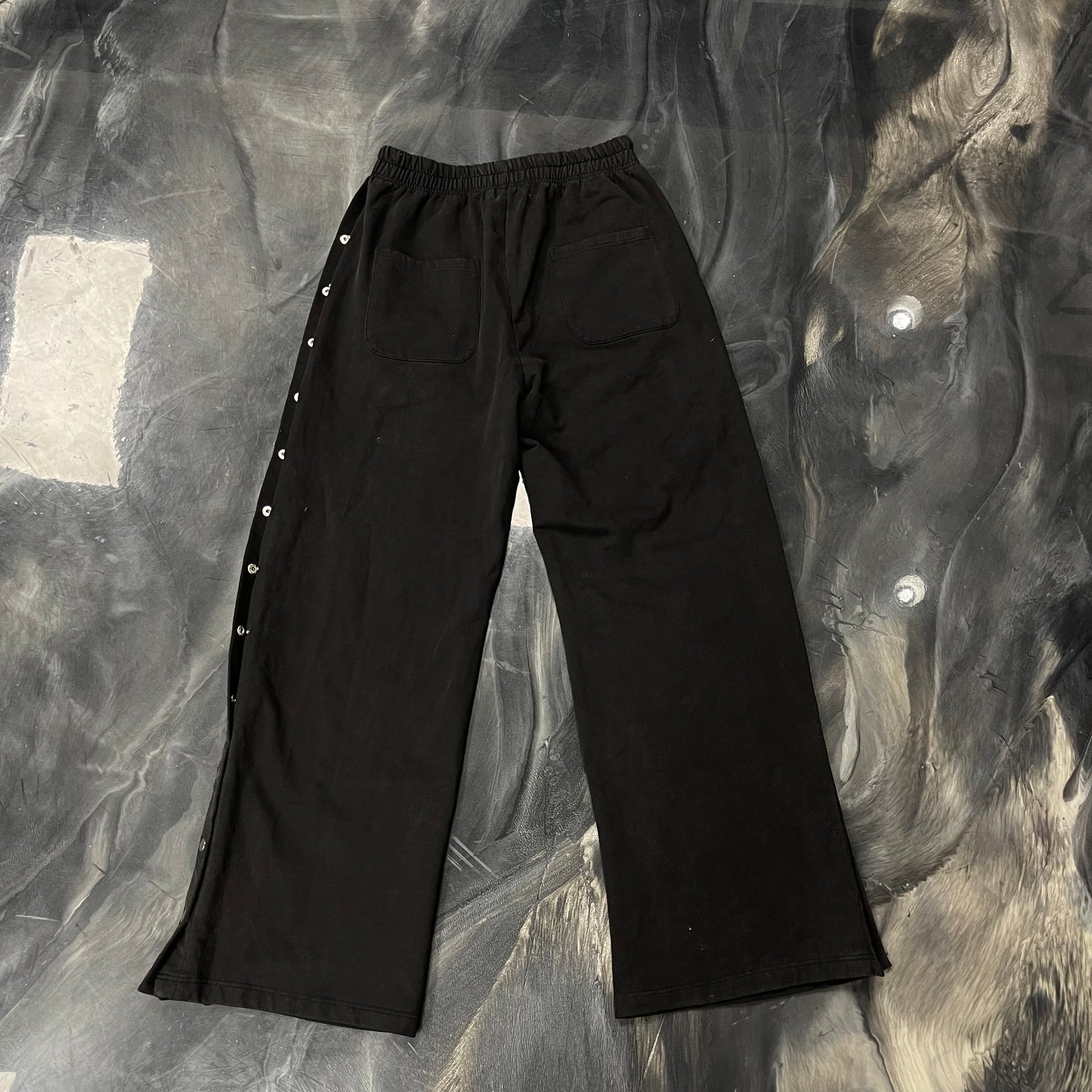 HMDD H Star Snap Black Sweatpants