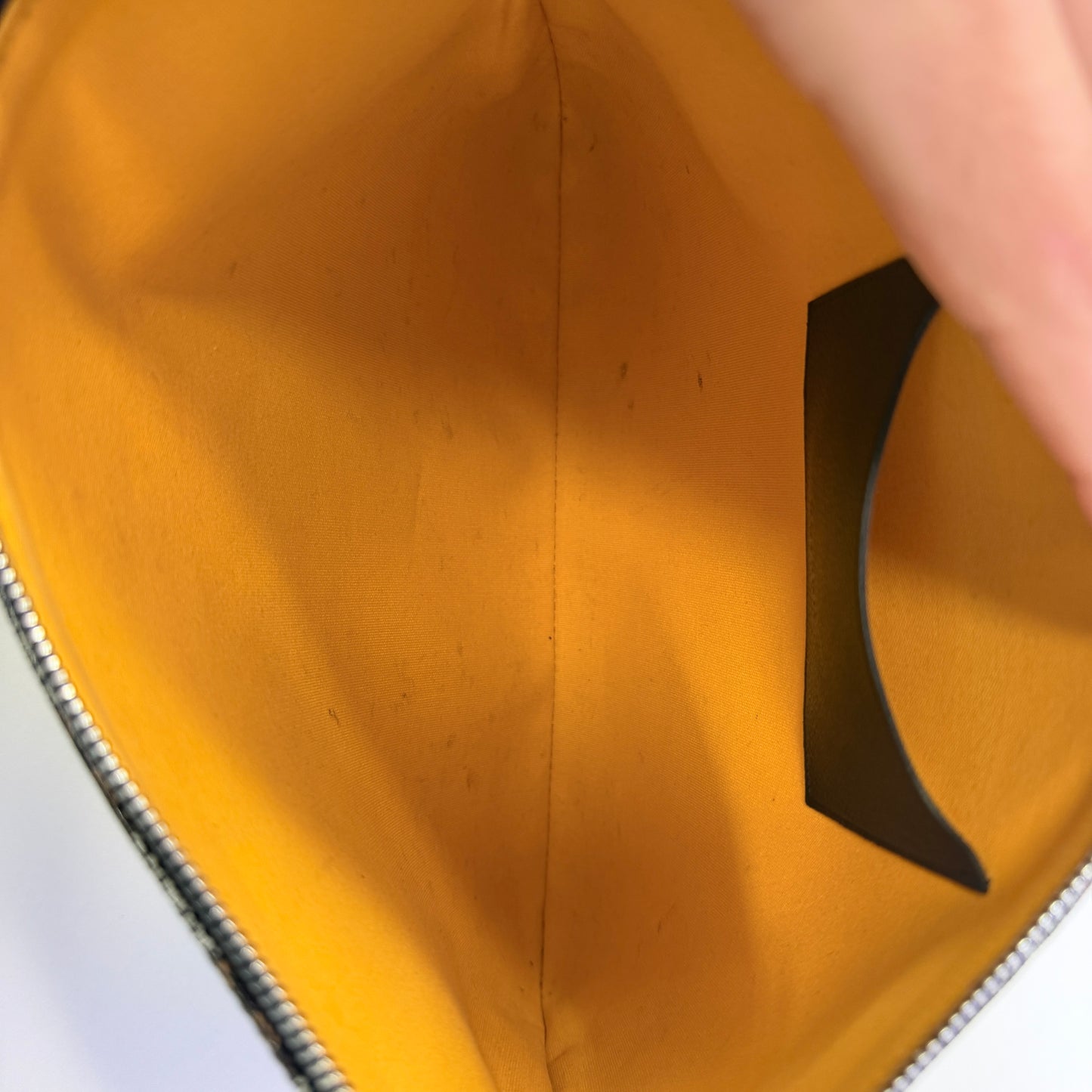 Goyard Senat Zip Pouch Coated Canvas MM