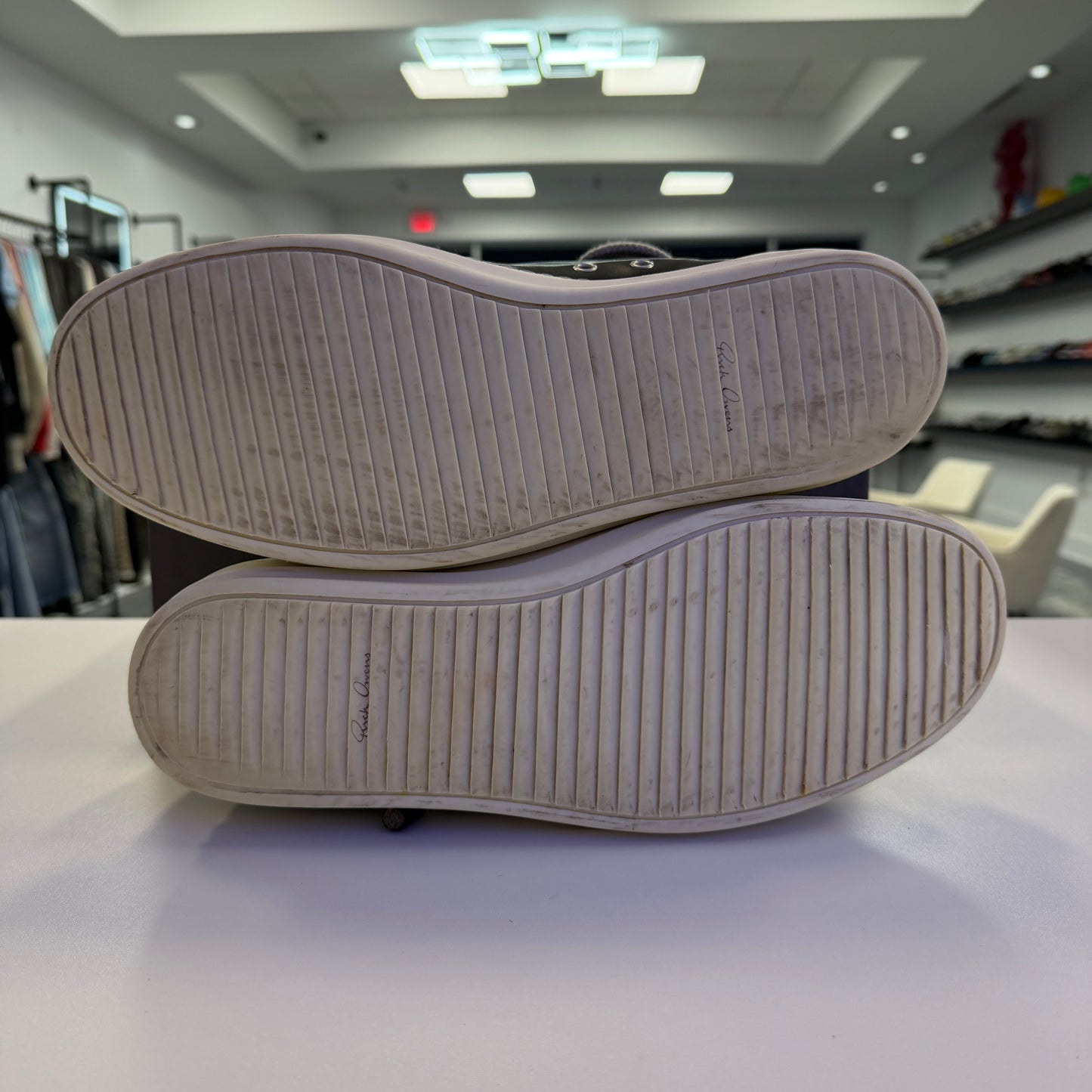Rick Owens Porterville Jumbo Laced Ramone Low Black Pearl (Used)