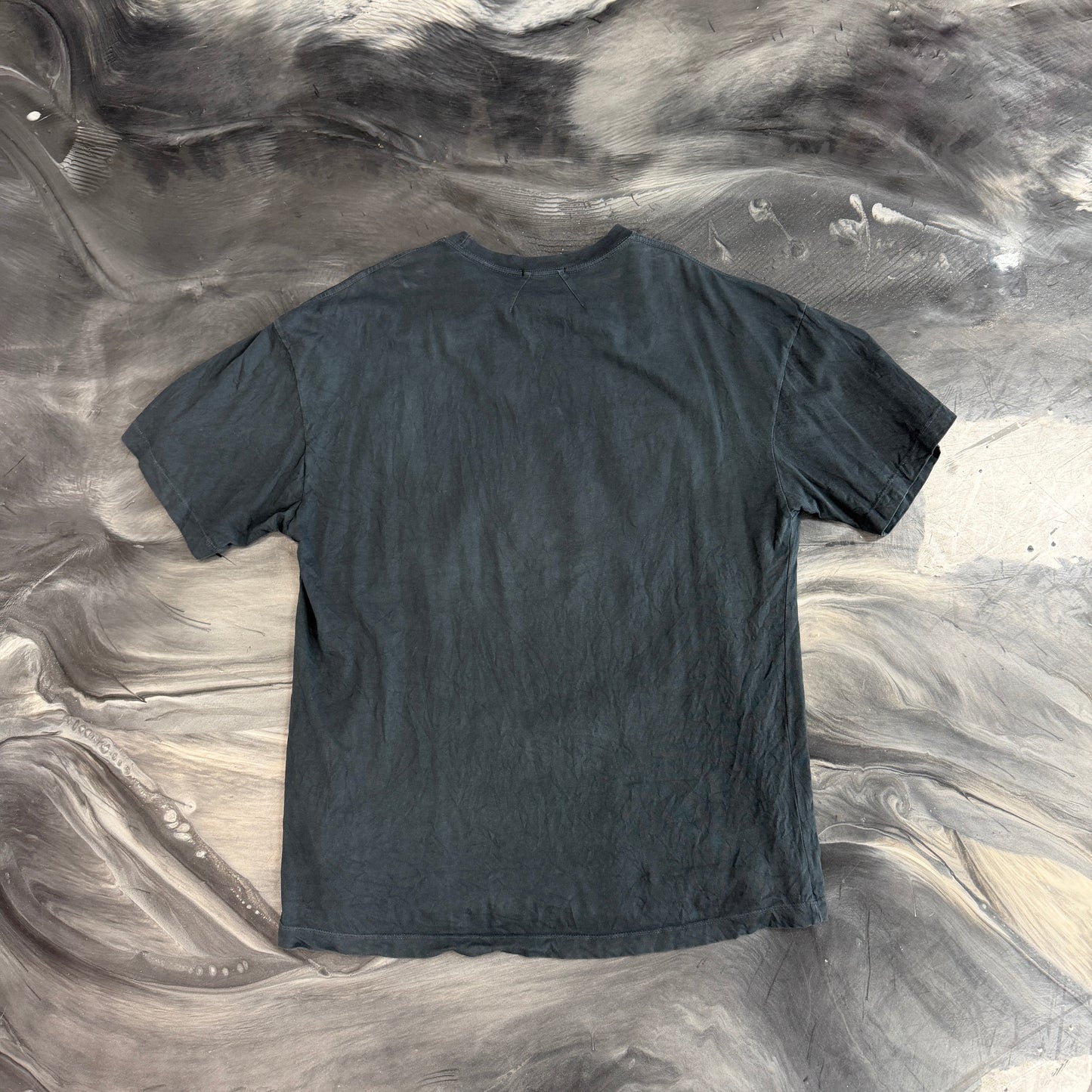 Rhude LA Sports Club Vintage Washed Black Tee