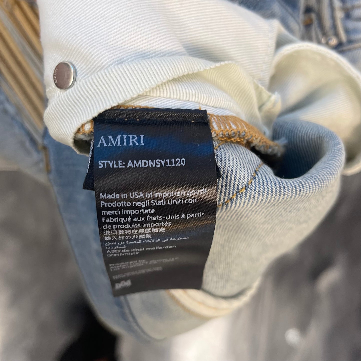 Amiri MX1 Jean Surf Indigo