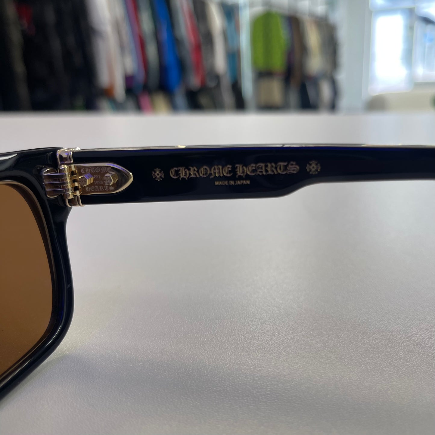 Chrome Hearts Midixathrill I Black & Gold Glasses