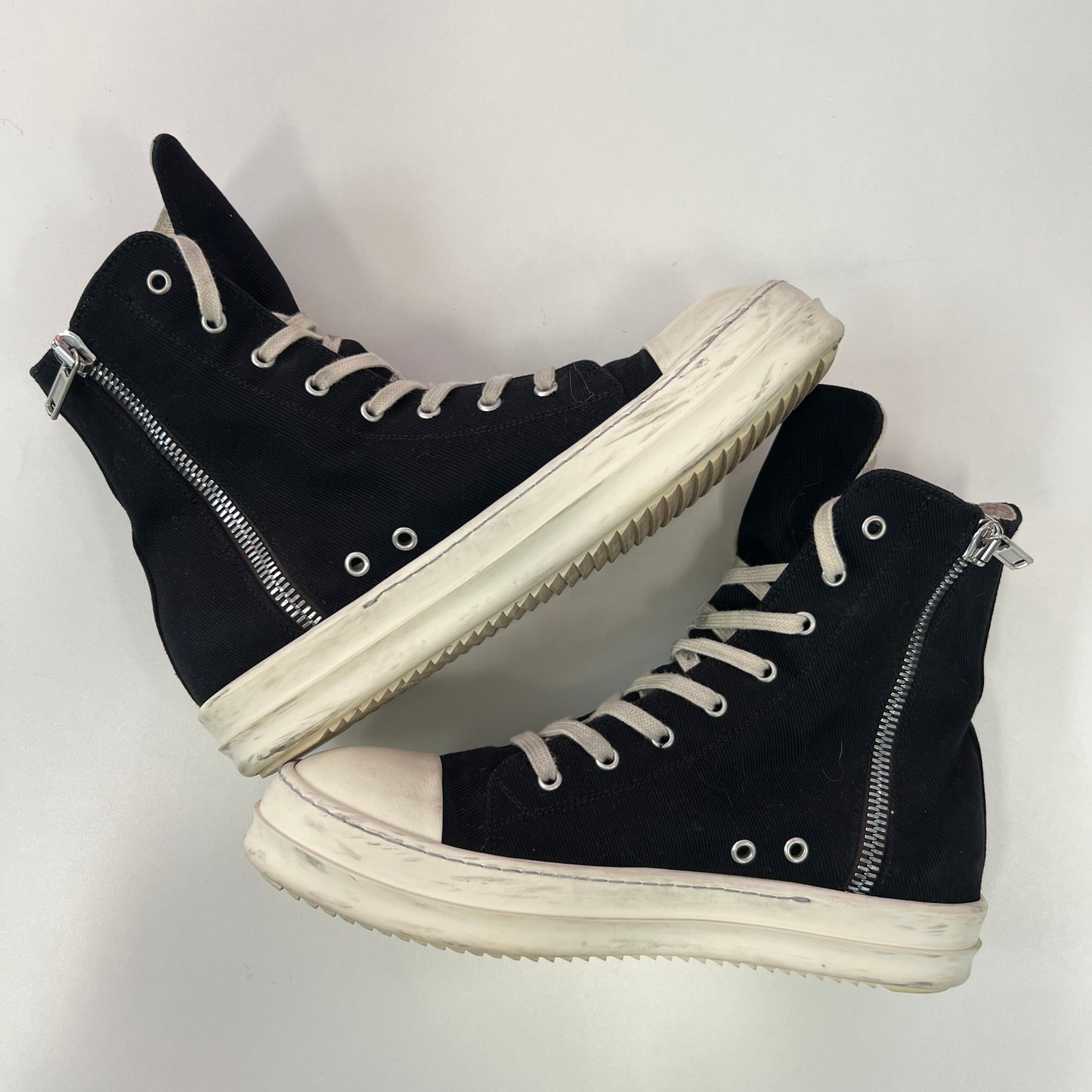 Rick Owens DRKSHDW Black Ramone High (Used)(No Box)