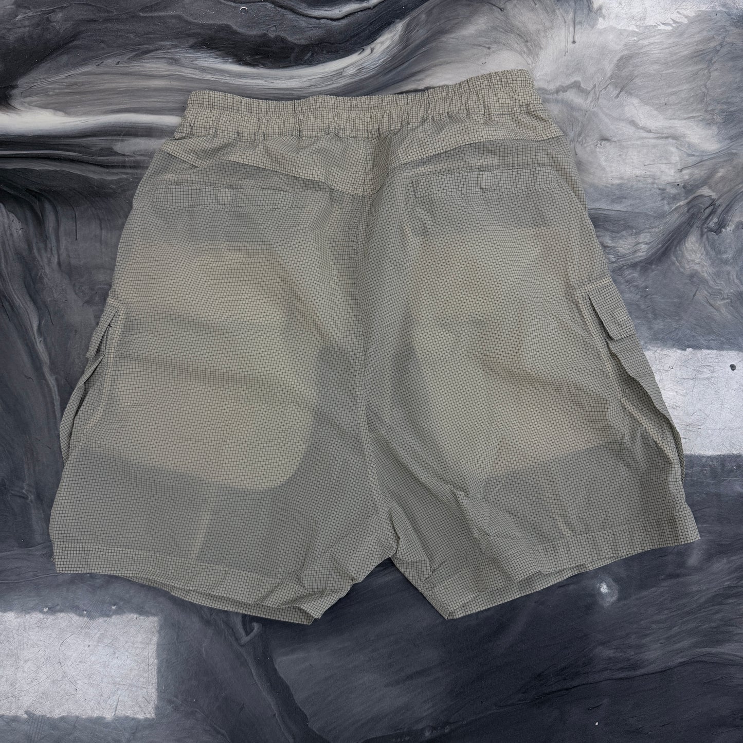 Rick Owen Cargo Bela Short Grey Nylon