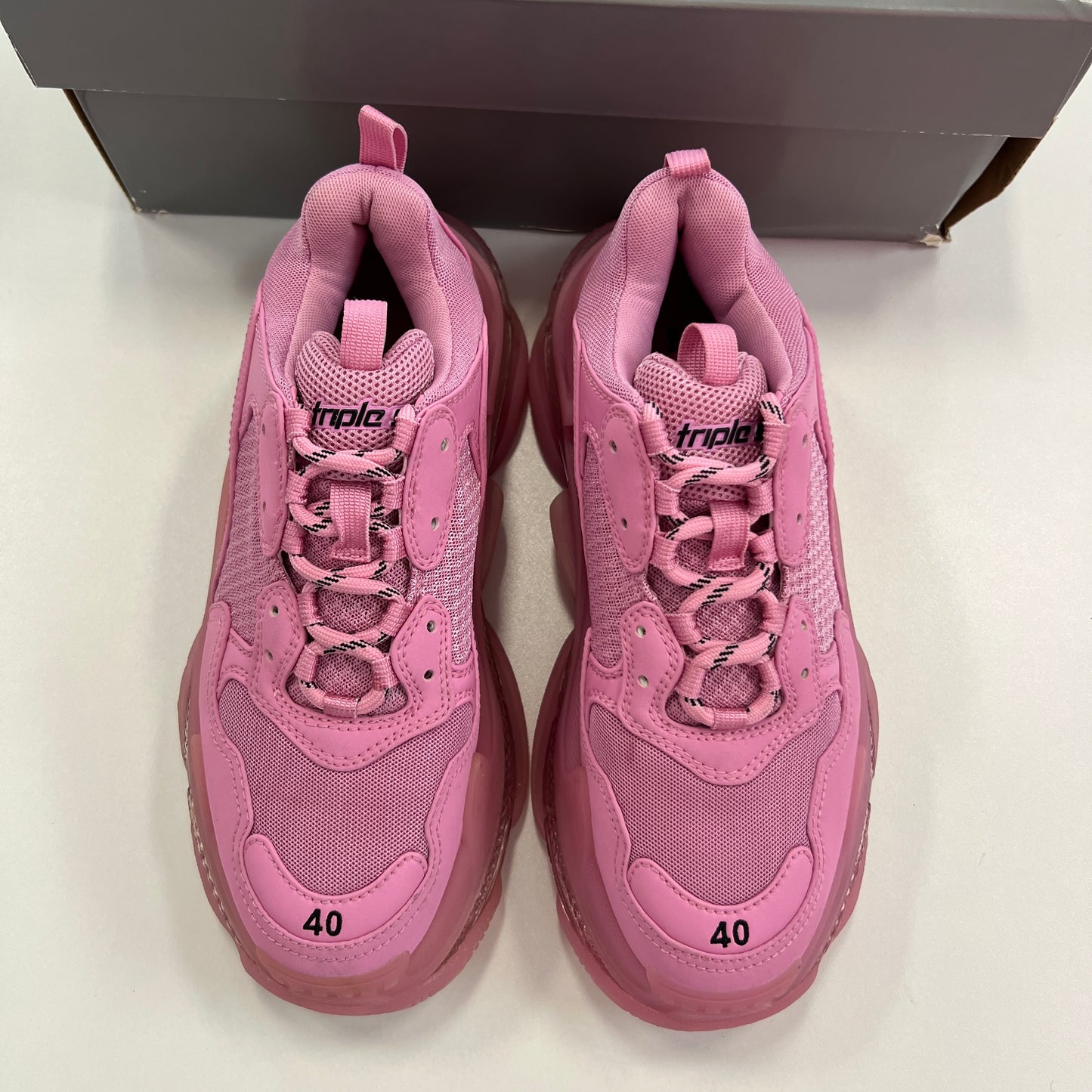 Balenciaga Triple S Pink Clear Sole (USED)