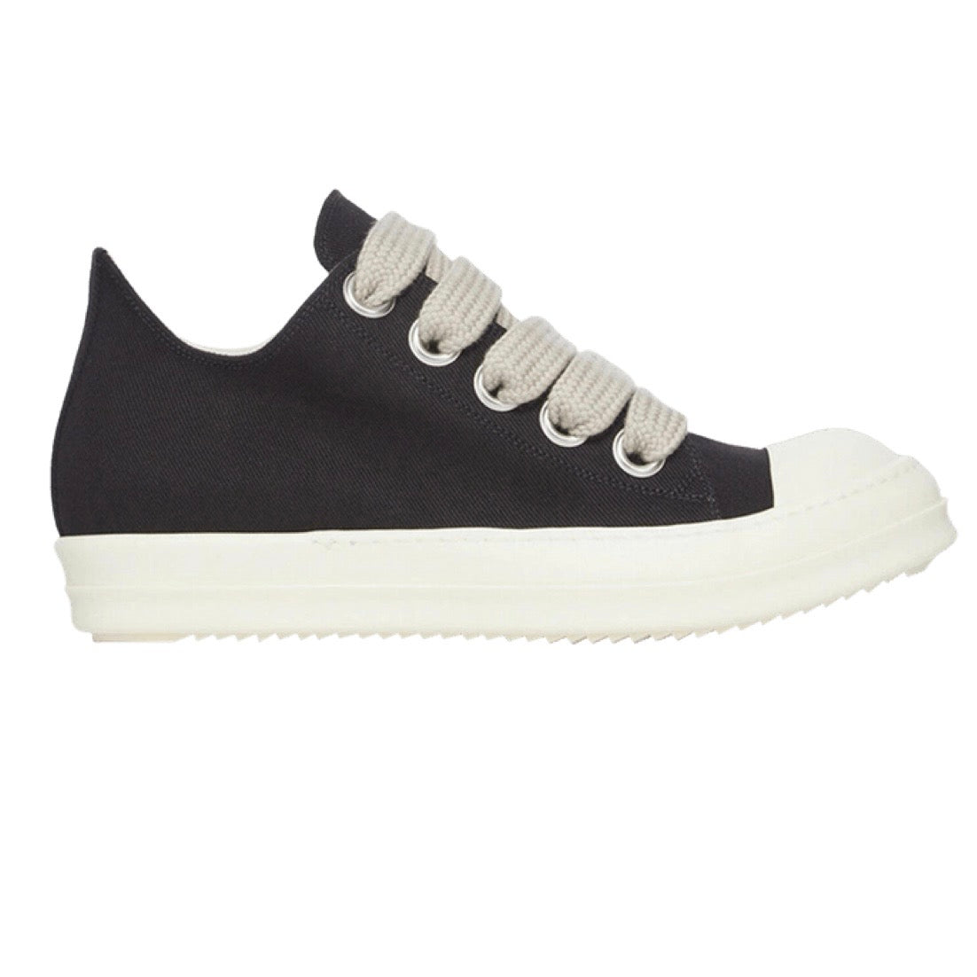 Rick Owens DRKSHDW Jumbo Laced Low Black Milk
