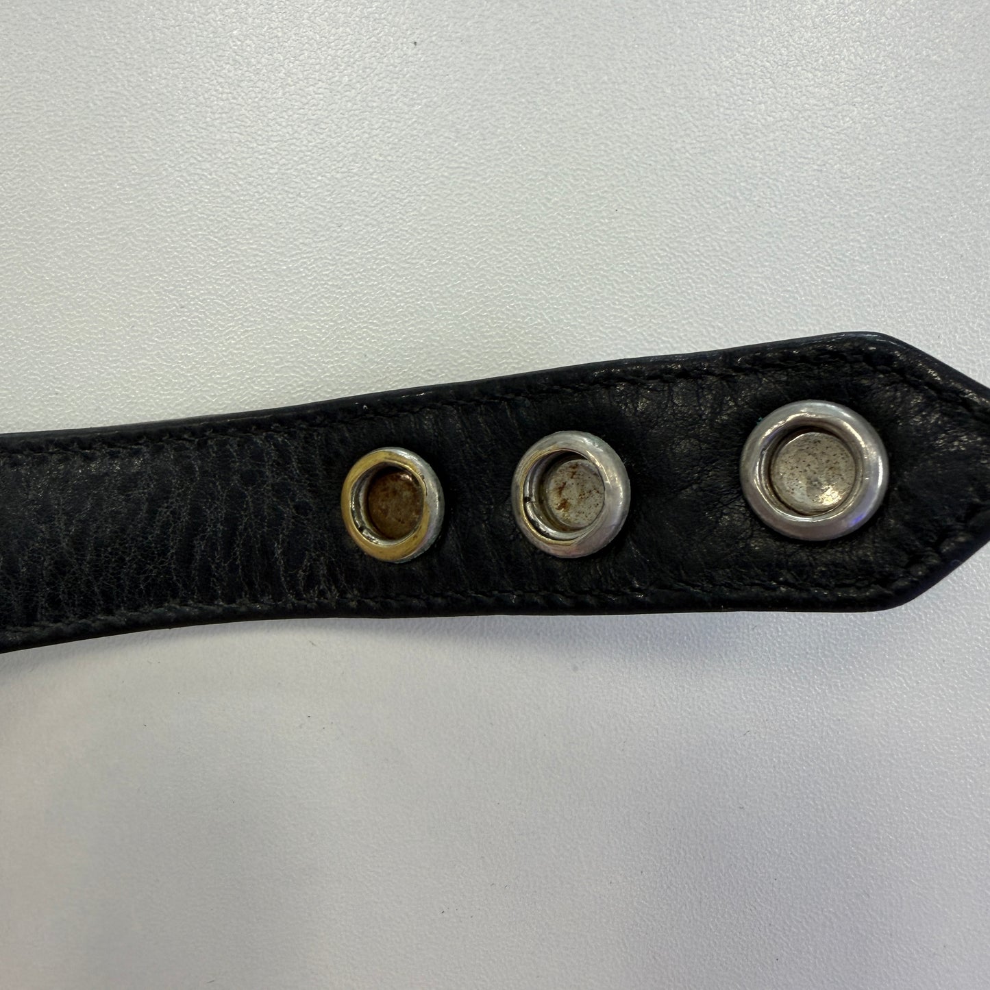 Chrome Hearts Leather Plus Cross Wrap Bracelet