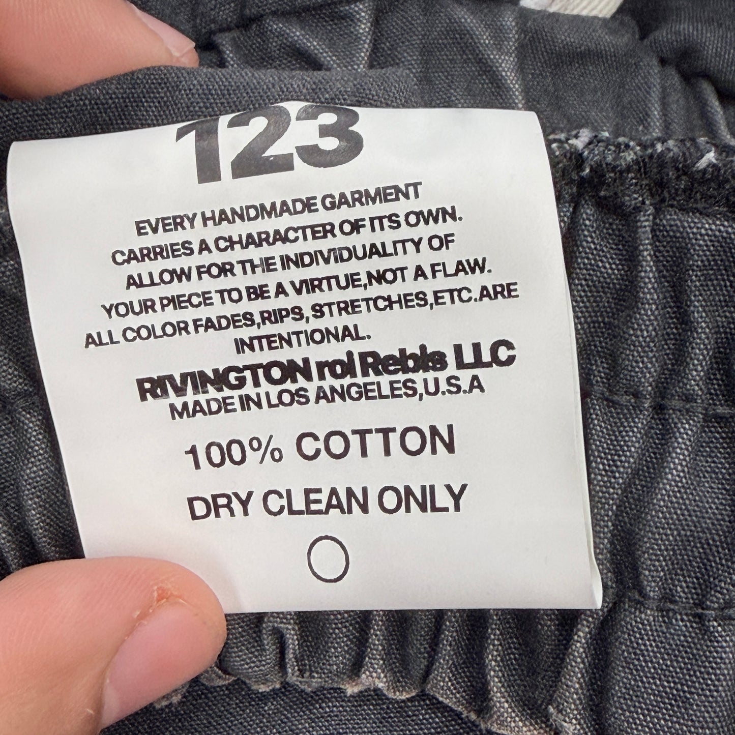 Rivington Roi Rebis Trappist Penta Wide-Leg Pants Grey