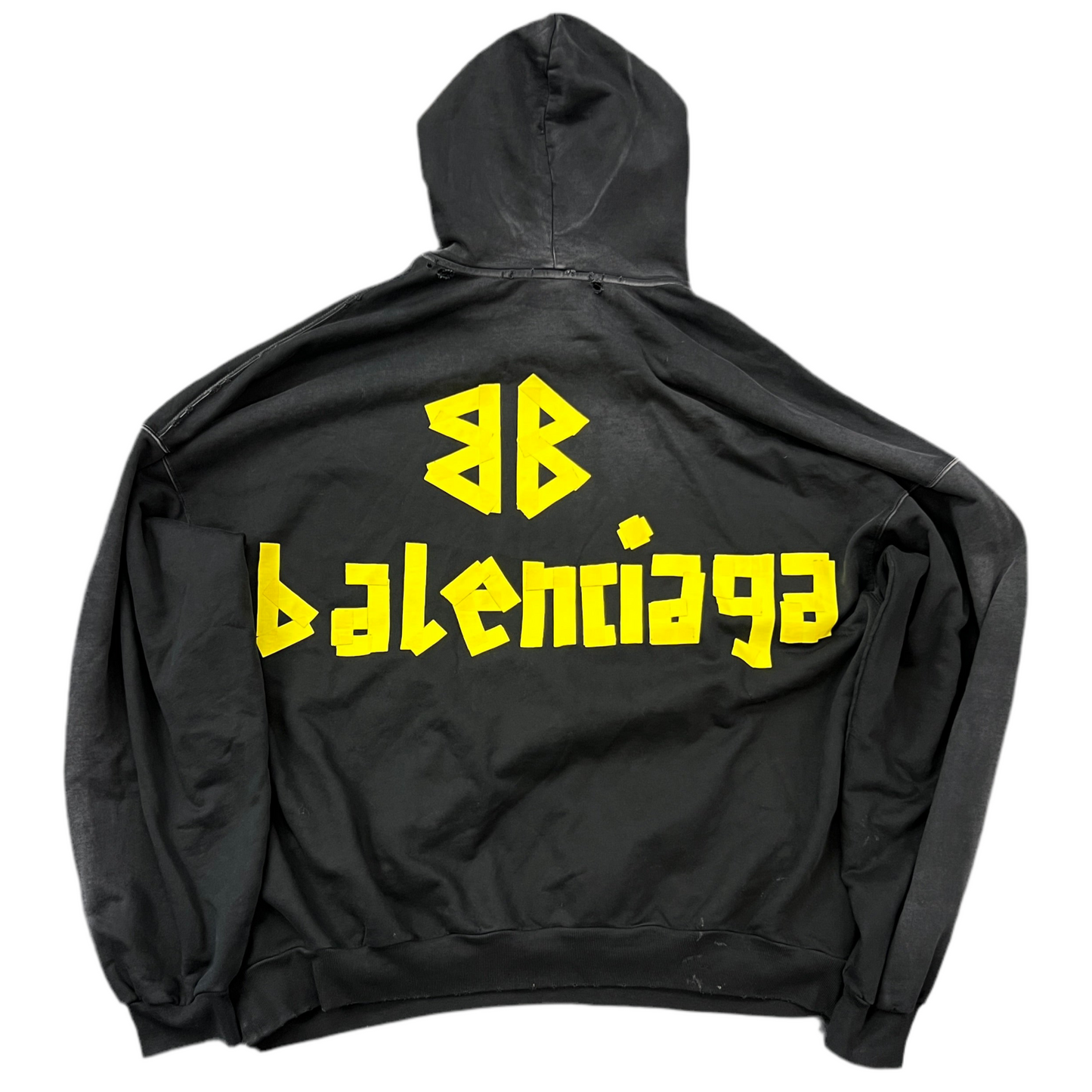 Balenciaga Tape Hoodie Black