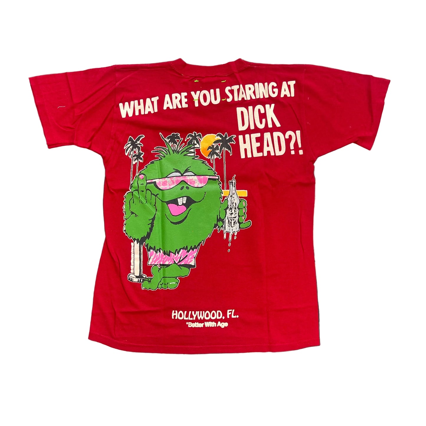 Better With Age “Dickhead” Tee Red